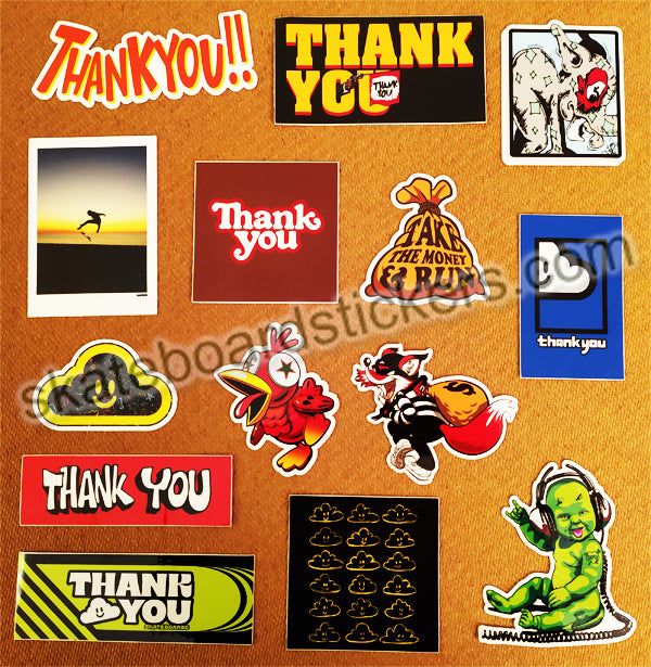 Brand New Skate Stickers from Thank You Skateboards