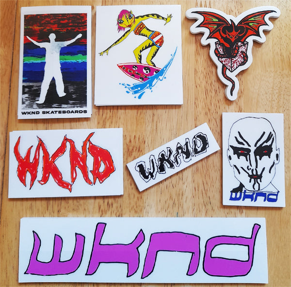 More WKDN Skateboards Stickers just added!!