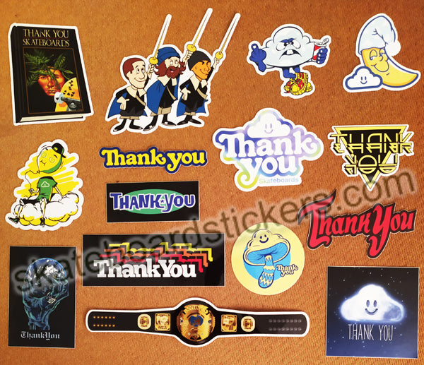 Brand New Skate Stickers from Thank You Skateboards
