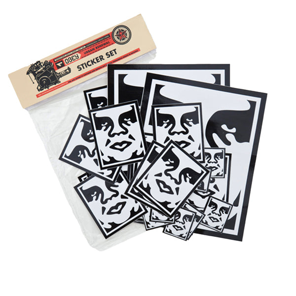 Obey Icon Face Sticker Packs back in!!