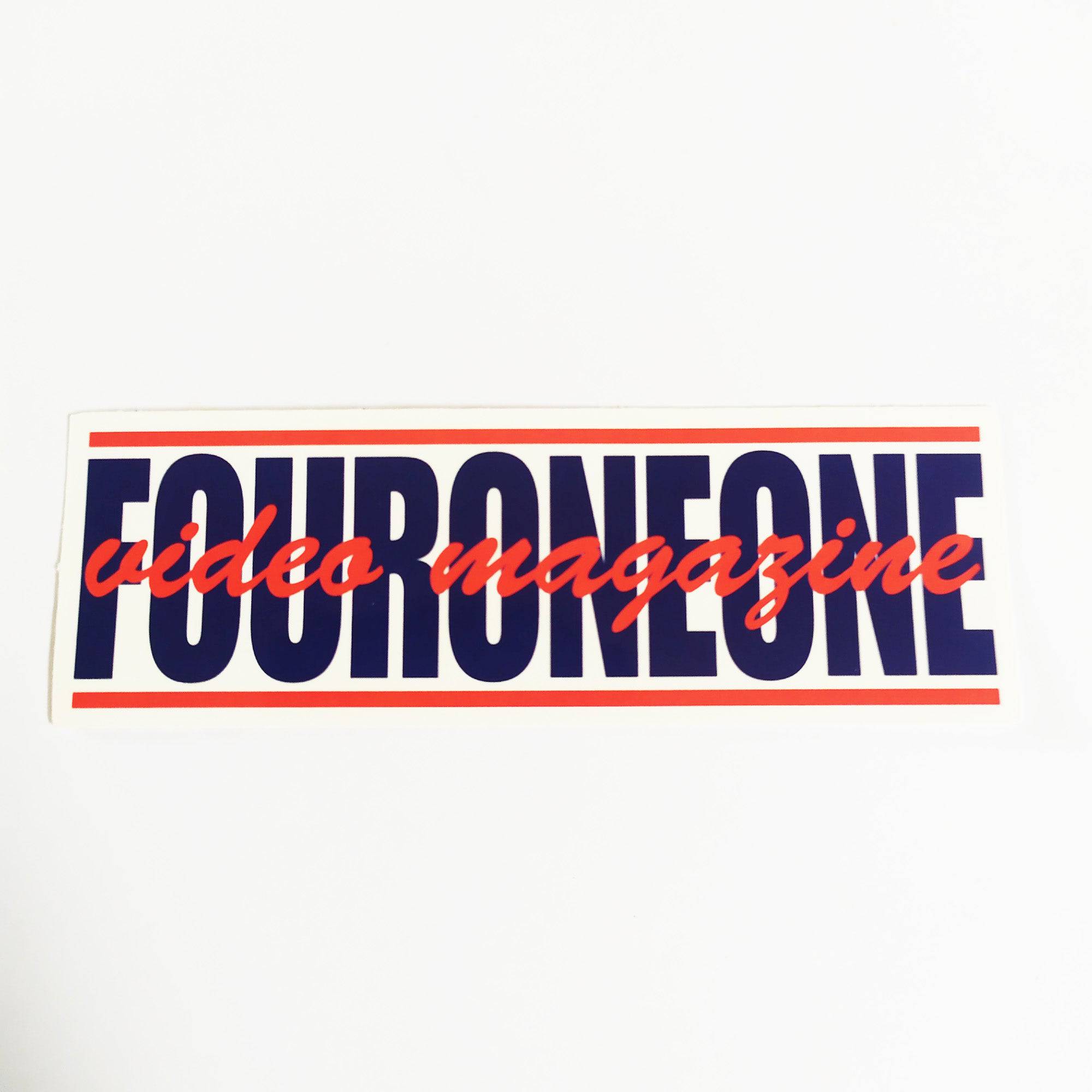 411 Skateboard Video Magazine Sticker - SkateboardStickers.com