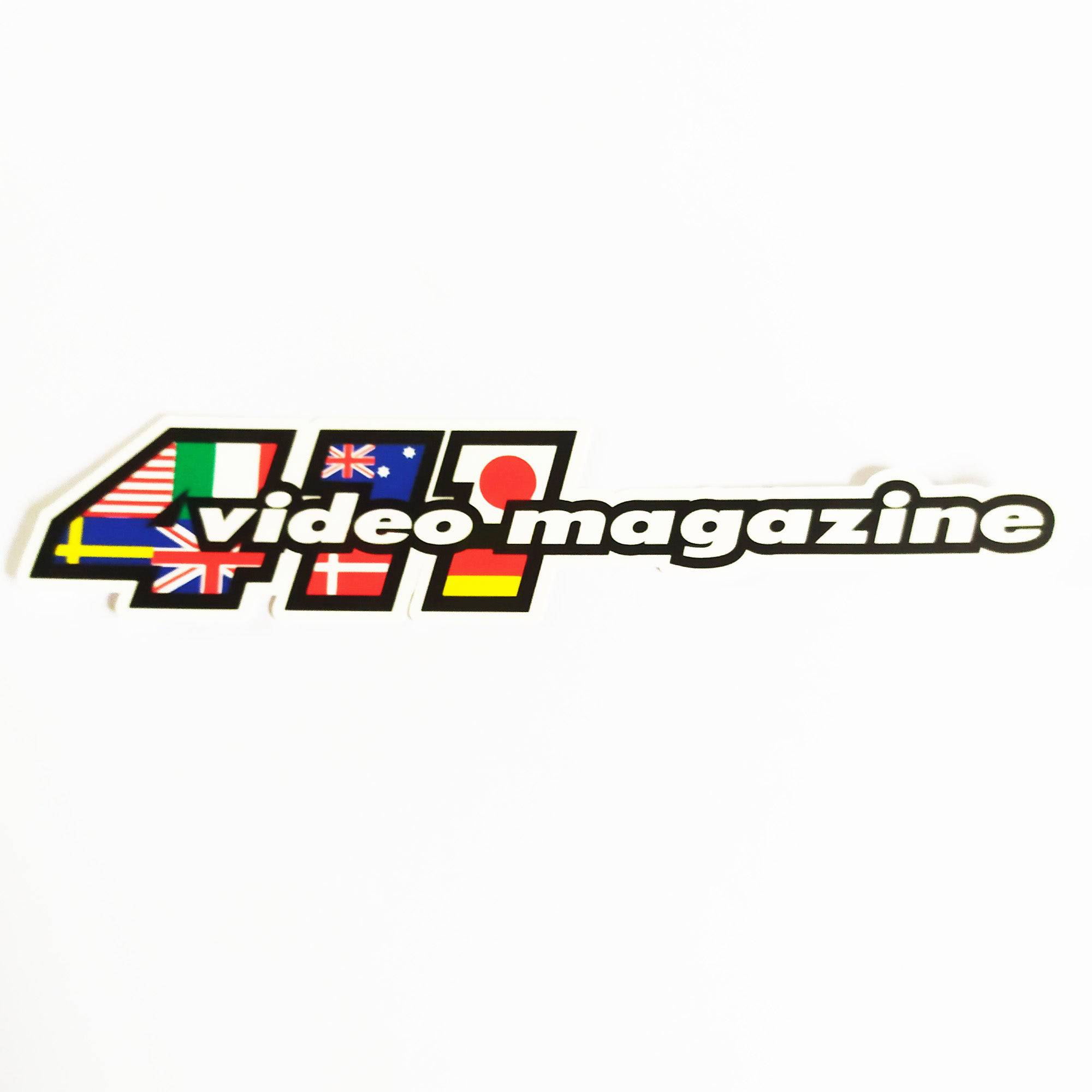 411 Skateboard Video Magazine Sticker - SkateboardStickers.com