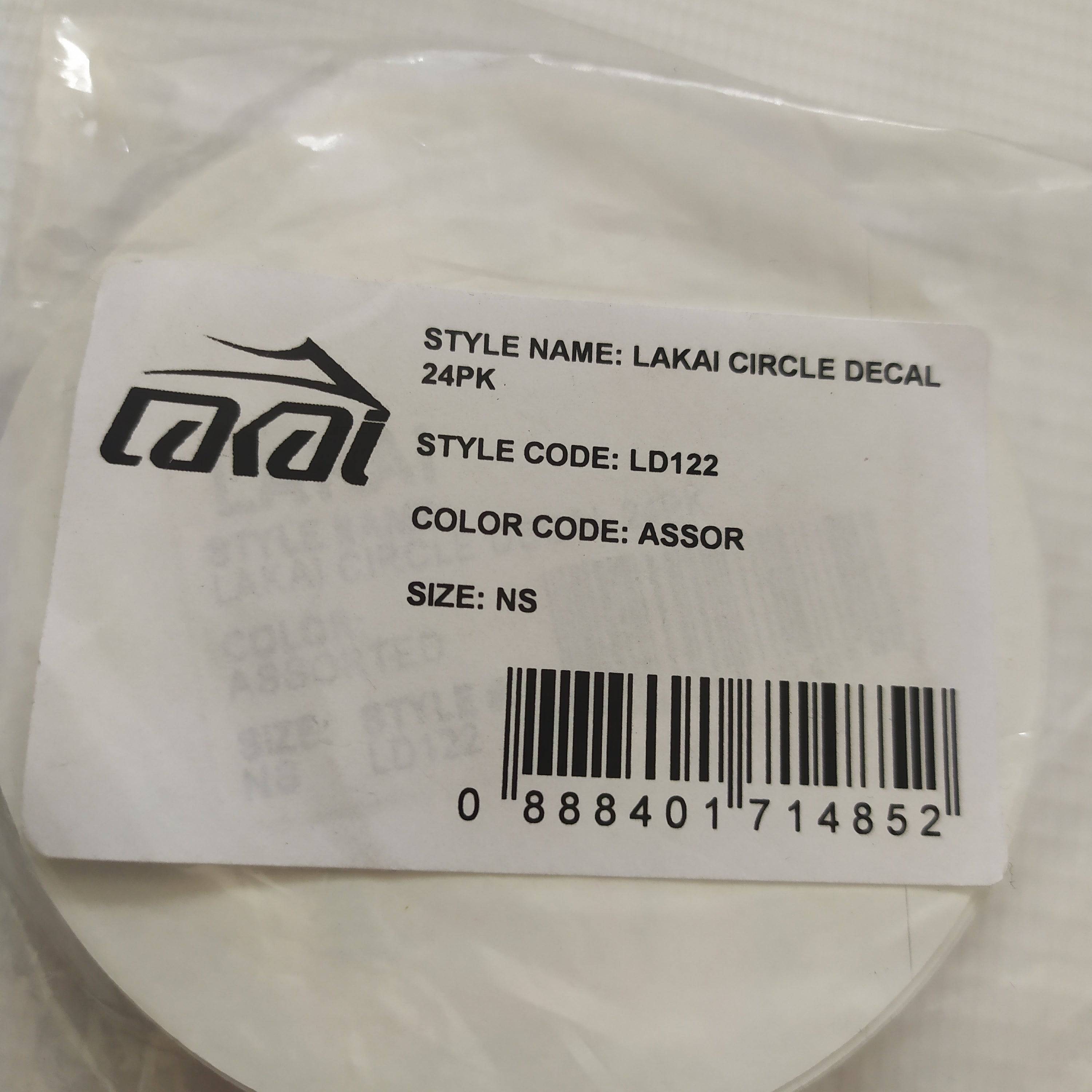 Lakai Assorted Cicles Sticker Pack - 24 Stickers - Sealed - SkateboardStickers.com