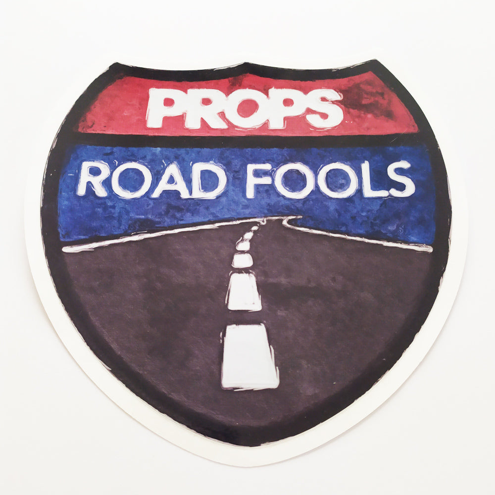 Props BMX Video Magazine Road Fools Sticker - Large