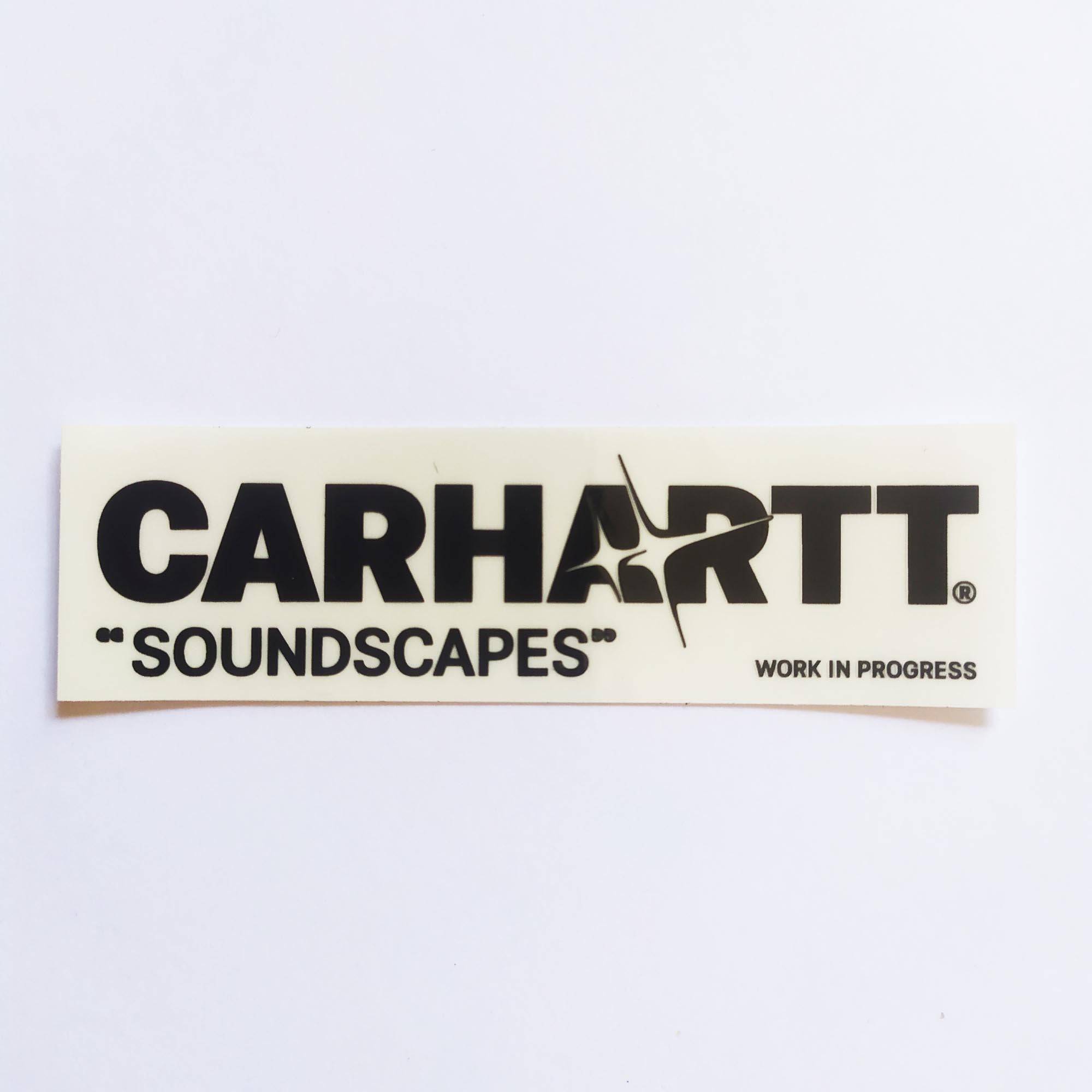 Carhartt Work in Progress Skate Sticker - Soundscapes - SkateboardStickers.com
