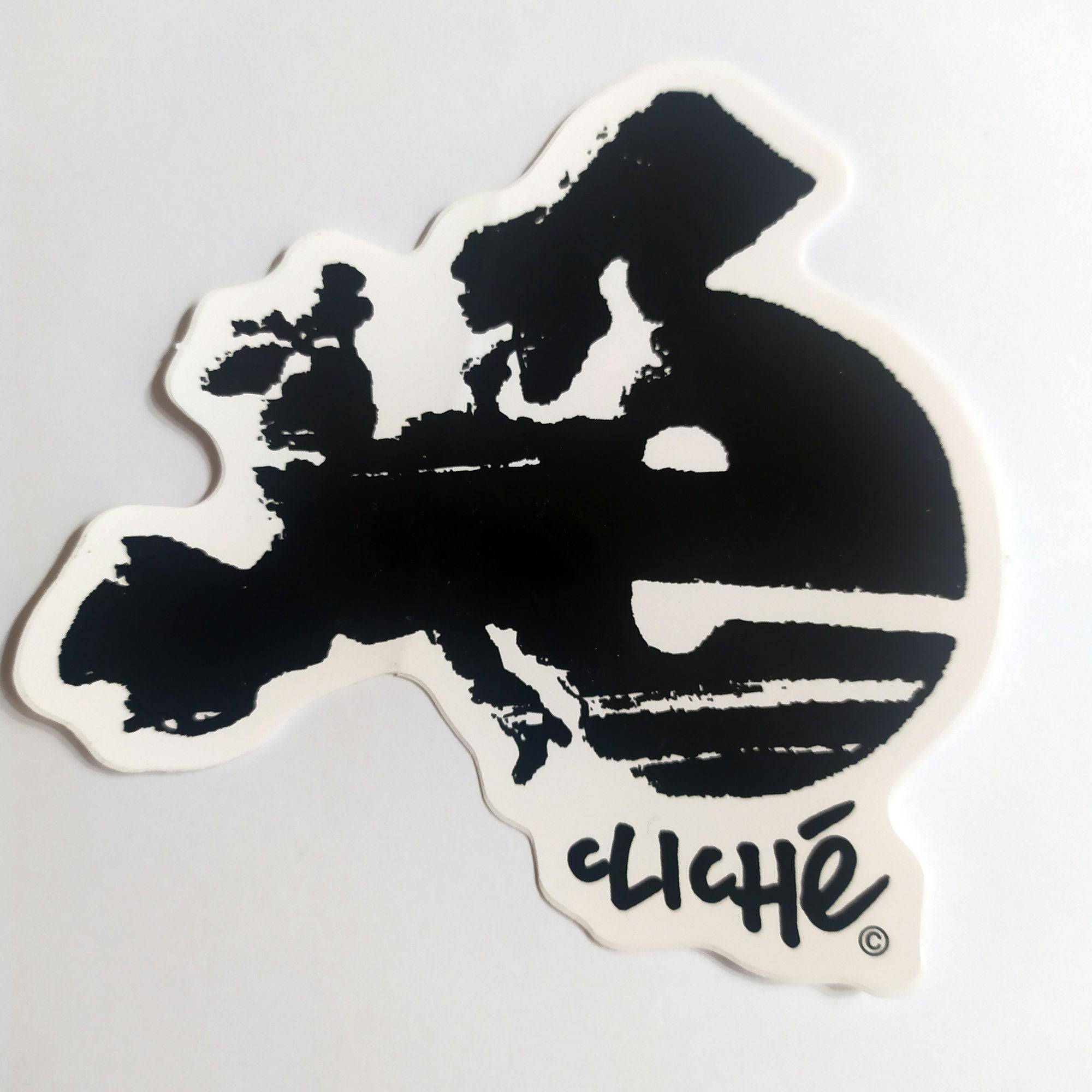Cliche Skateboards Sticker - SkateboardStickers.com