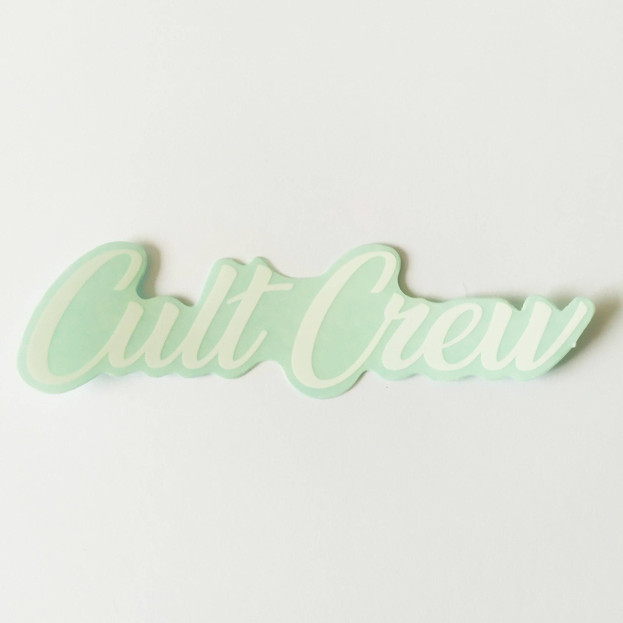 Cult Bikes BMX Sticker - White - SkateboardStickers.com