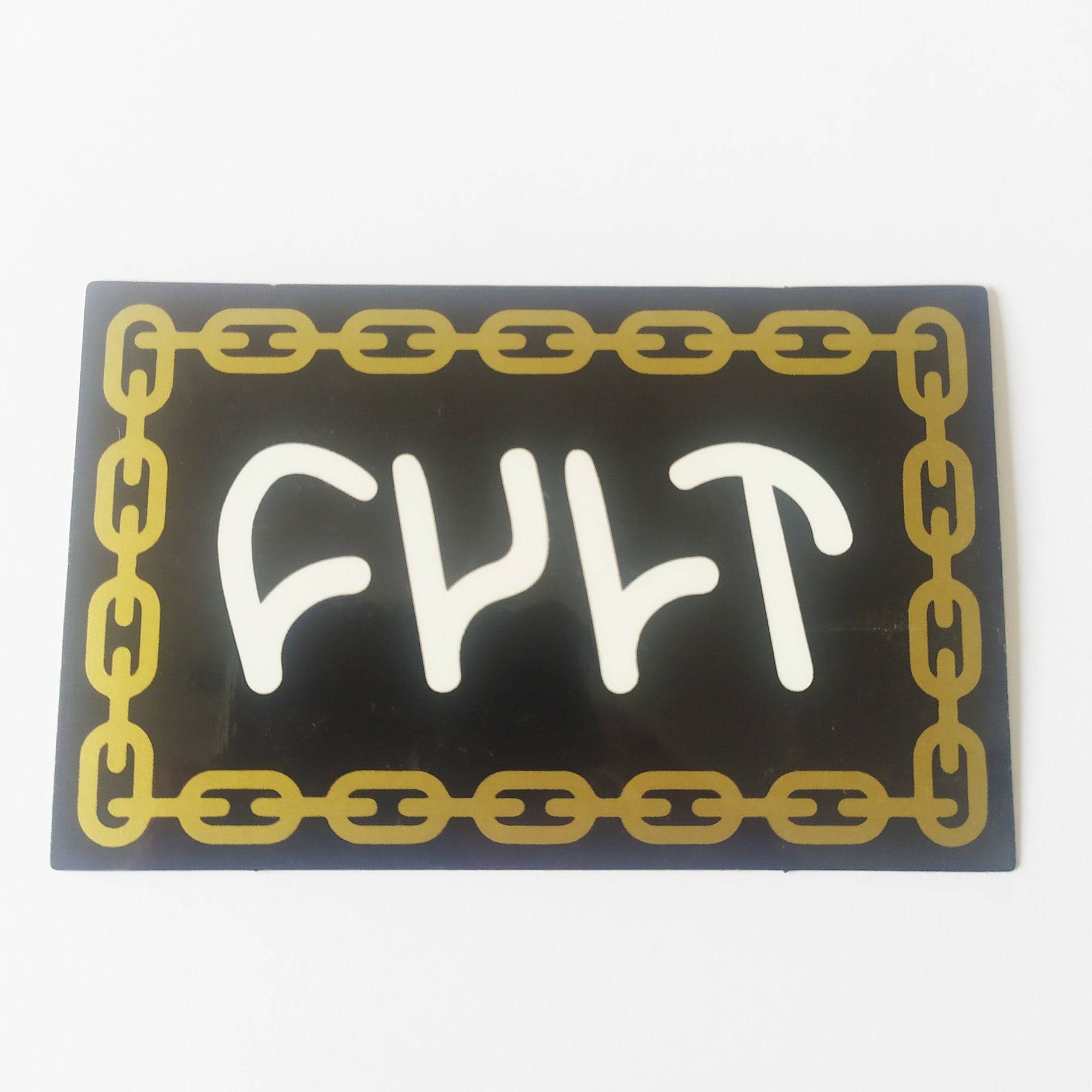 Cult Bikes BMX Sticker - Chain - SkateboardStickers.com