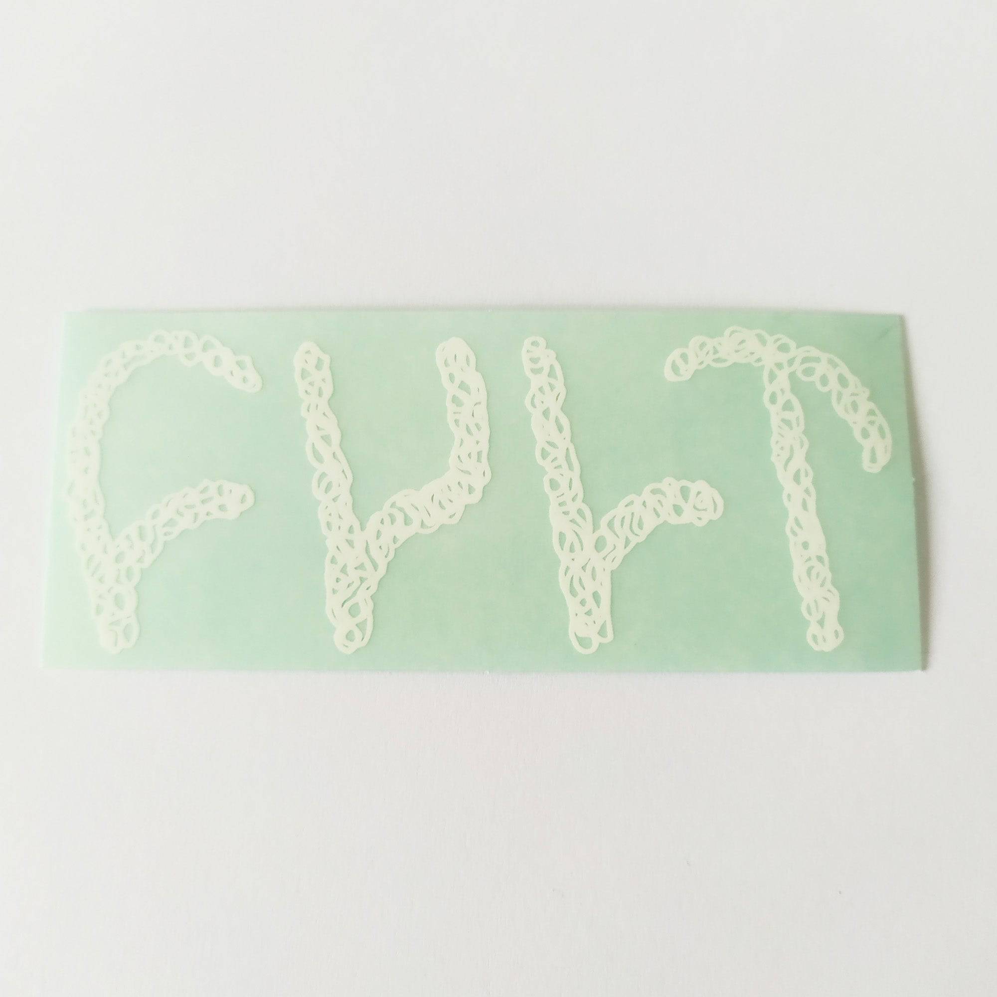 Cult Bikes BMX Sticker - White - SkateboardStickers.com