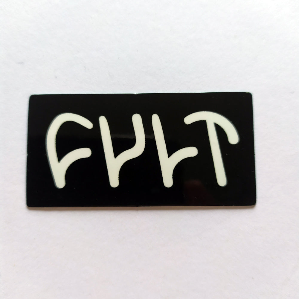 Cult deals crew stickers