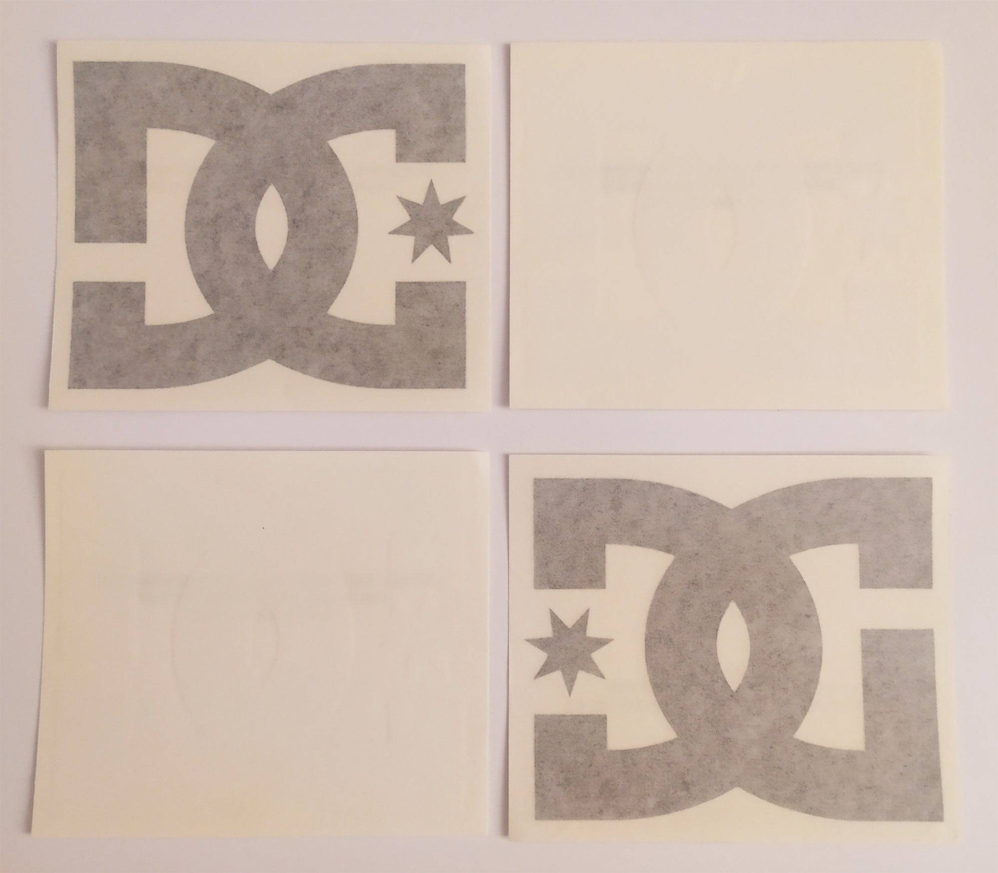 DC Shoe Co. RUB-ON Decals Bundle - SkateboardStickers.com