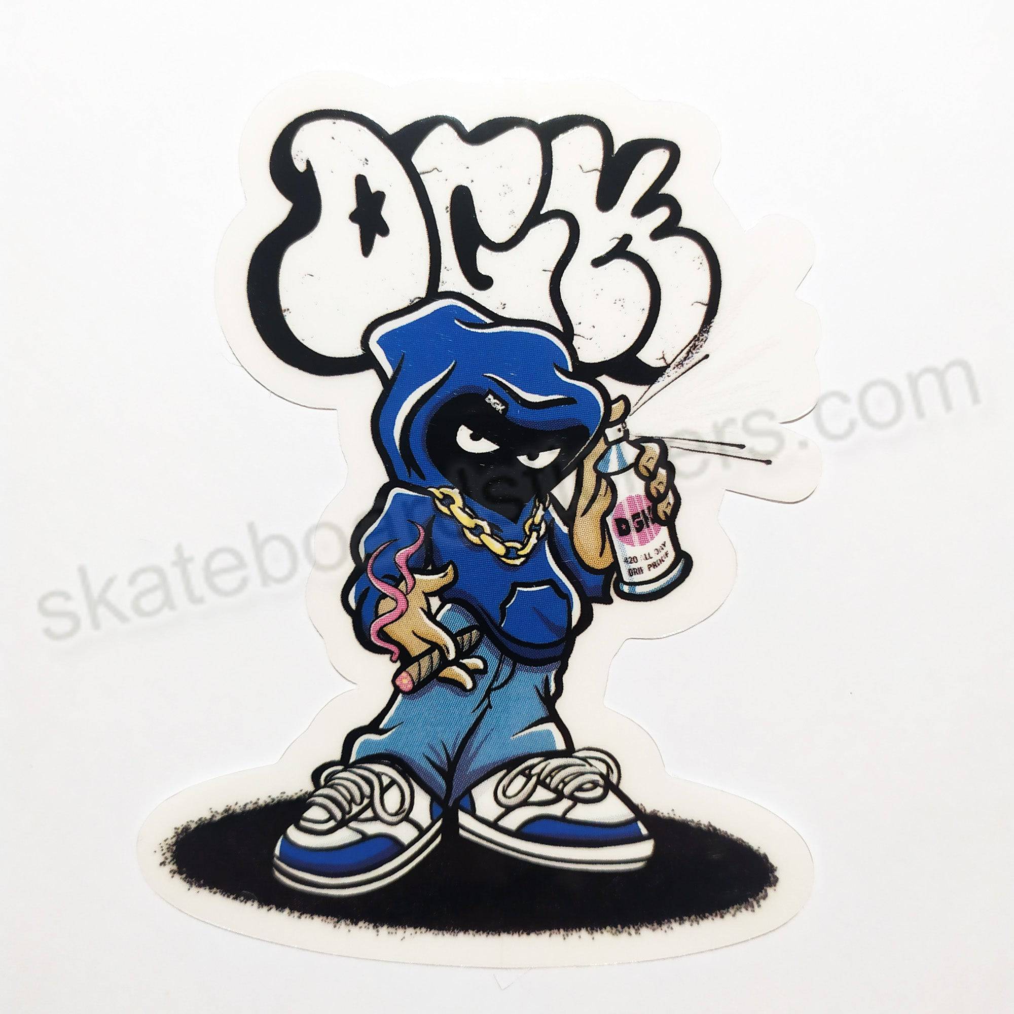 DGK "Menace" Skateboard Sticker - SkateboardStickers.com
