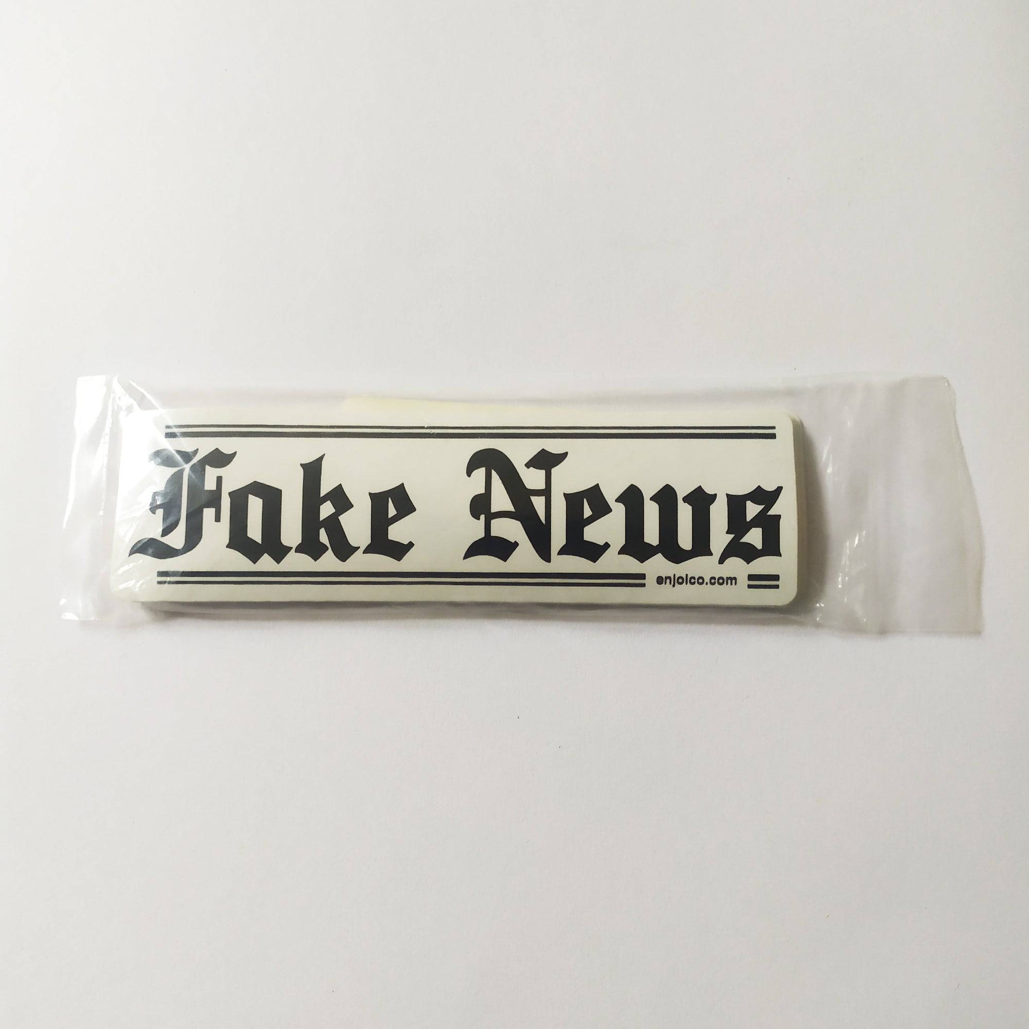 Enjoi "Fake News" Stickers - 10 pack - sealed - SkateboardStickers.com