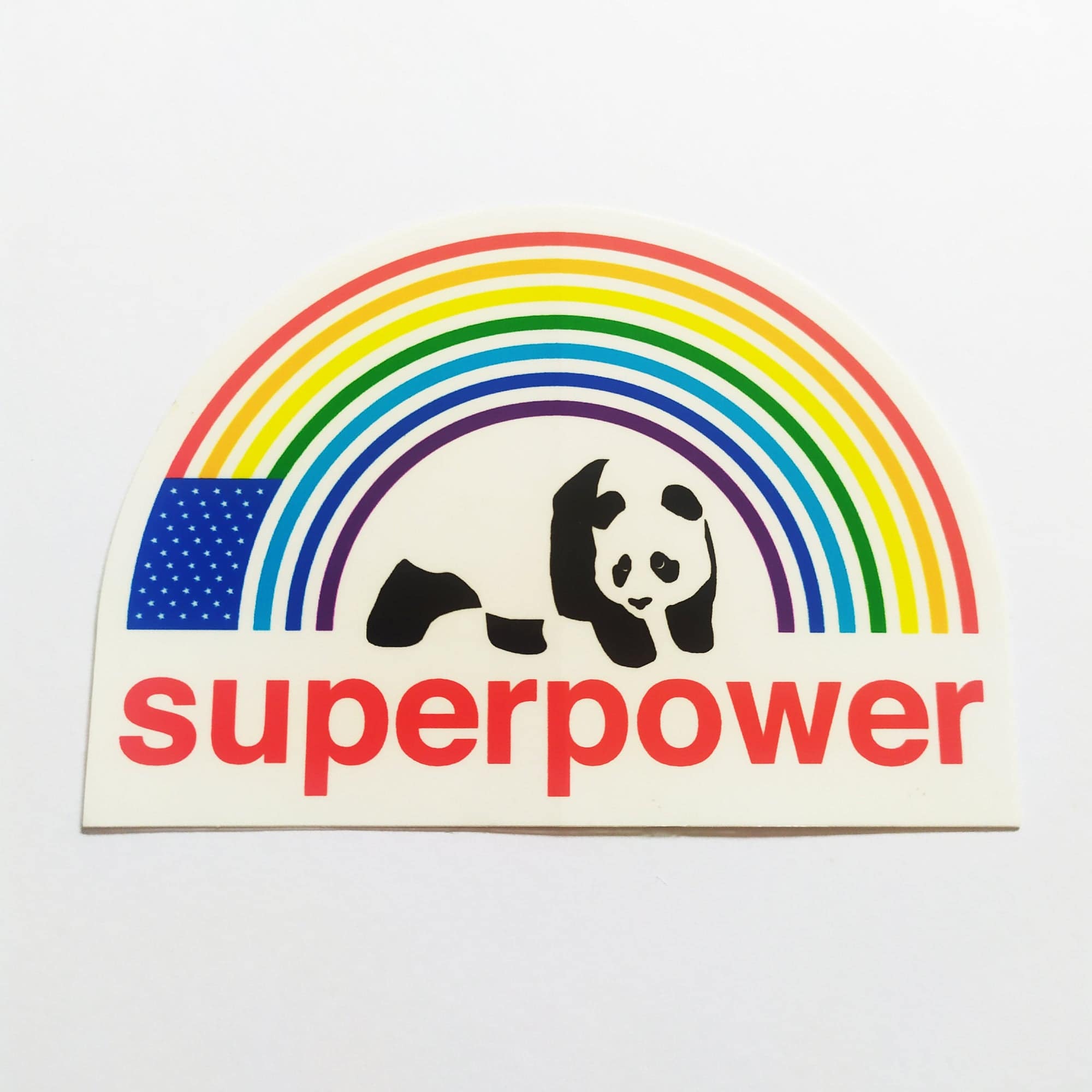 Enjoi Skateboard Sticker - Superpower - SkateboardStickers.com