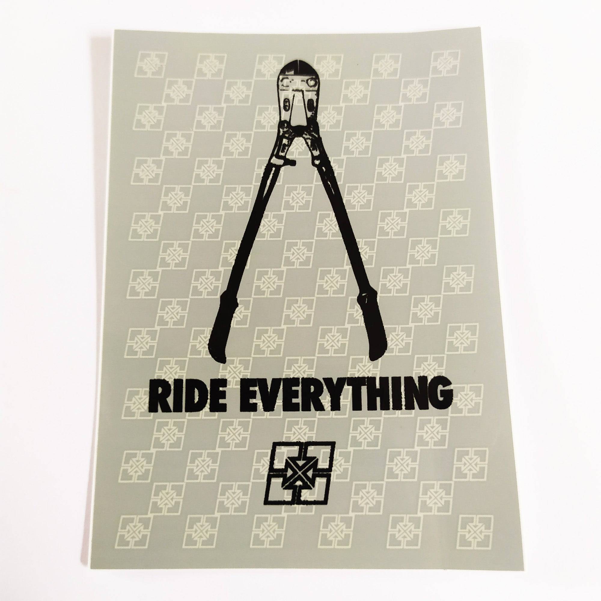 Fit Bike Co. "Ride Everything" BMX Sticker / Decal - SkateboardStickers.com