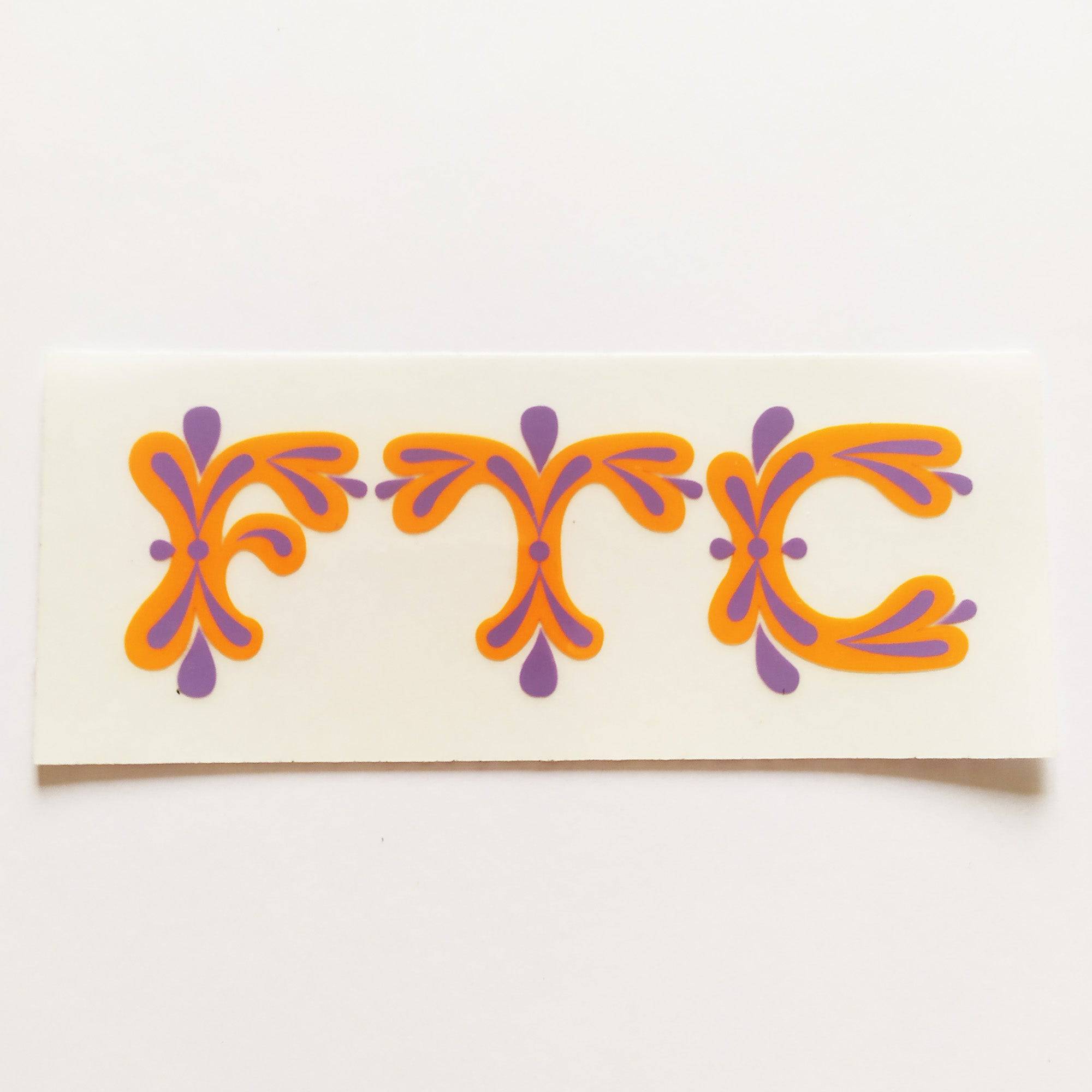 FTC Skateboarding Sticker - SkateboardStickers.com