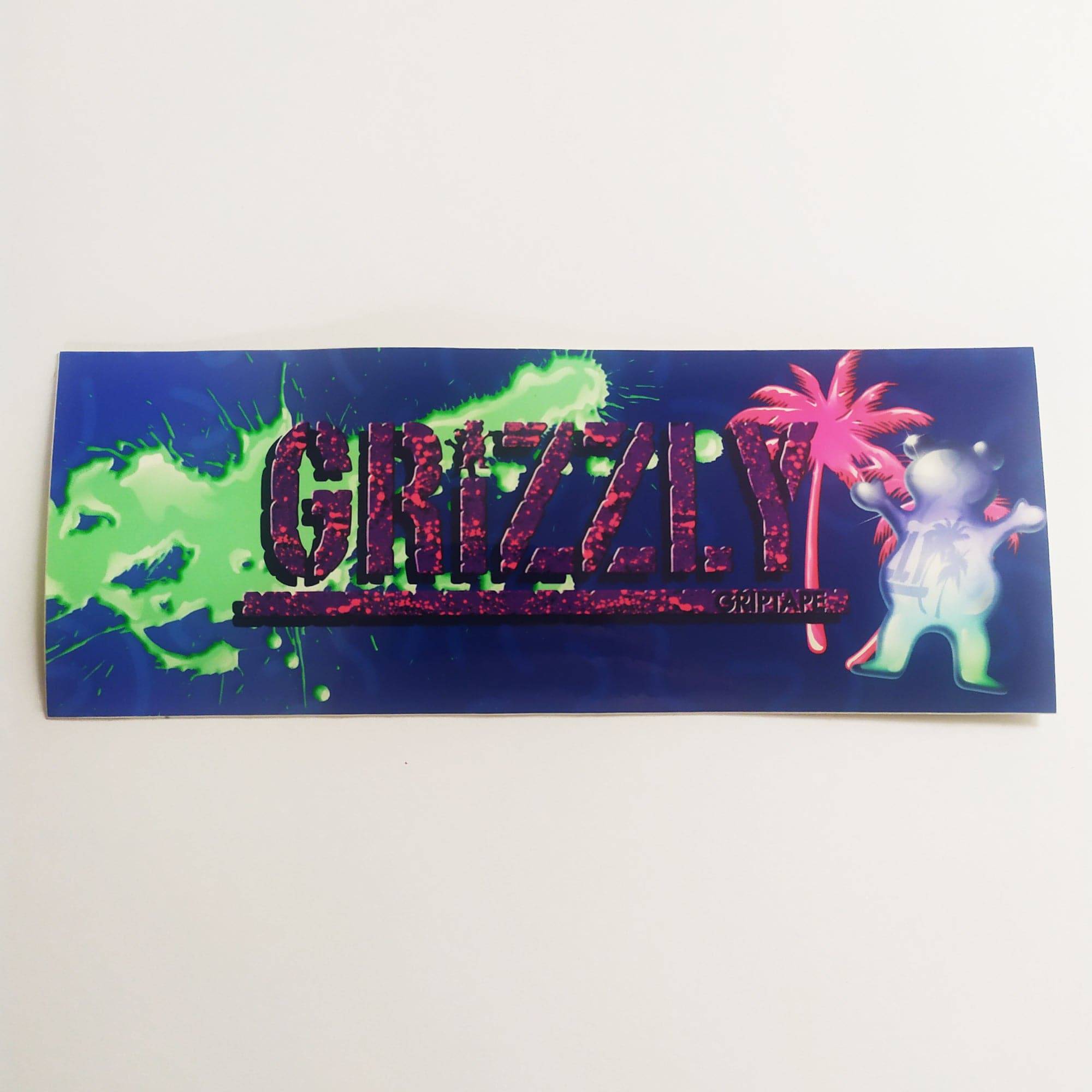 Grizzly Griptape Skateboard Sticker - SkateboardStickers.com