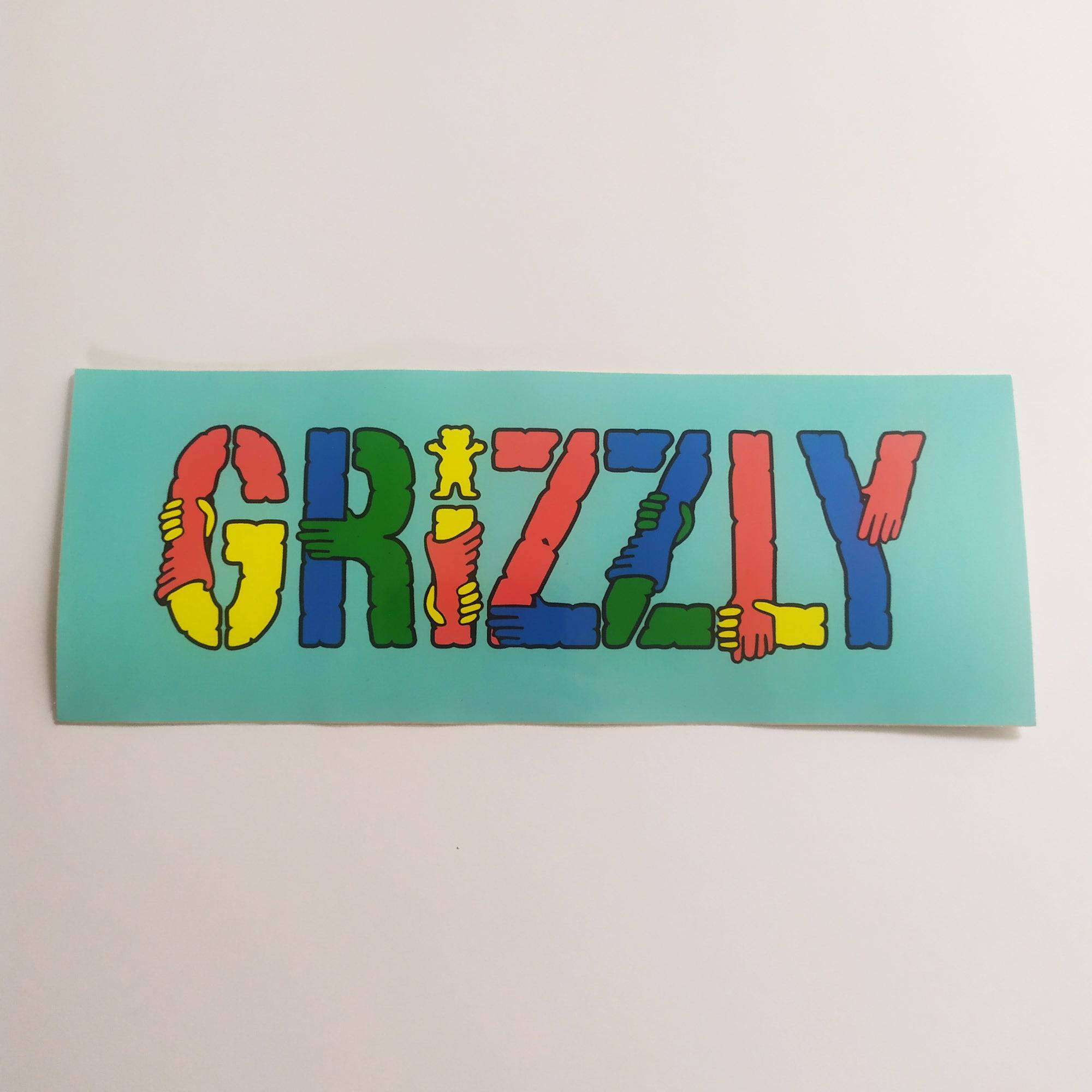 Grizzly Griptape Skateboard Sticker - SkateboardStickers.com