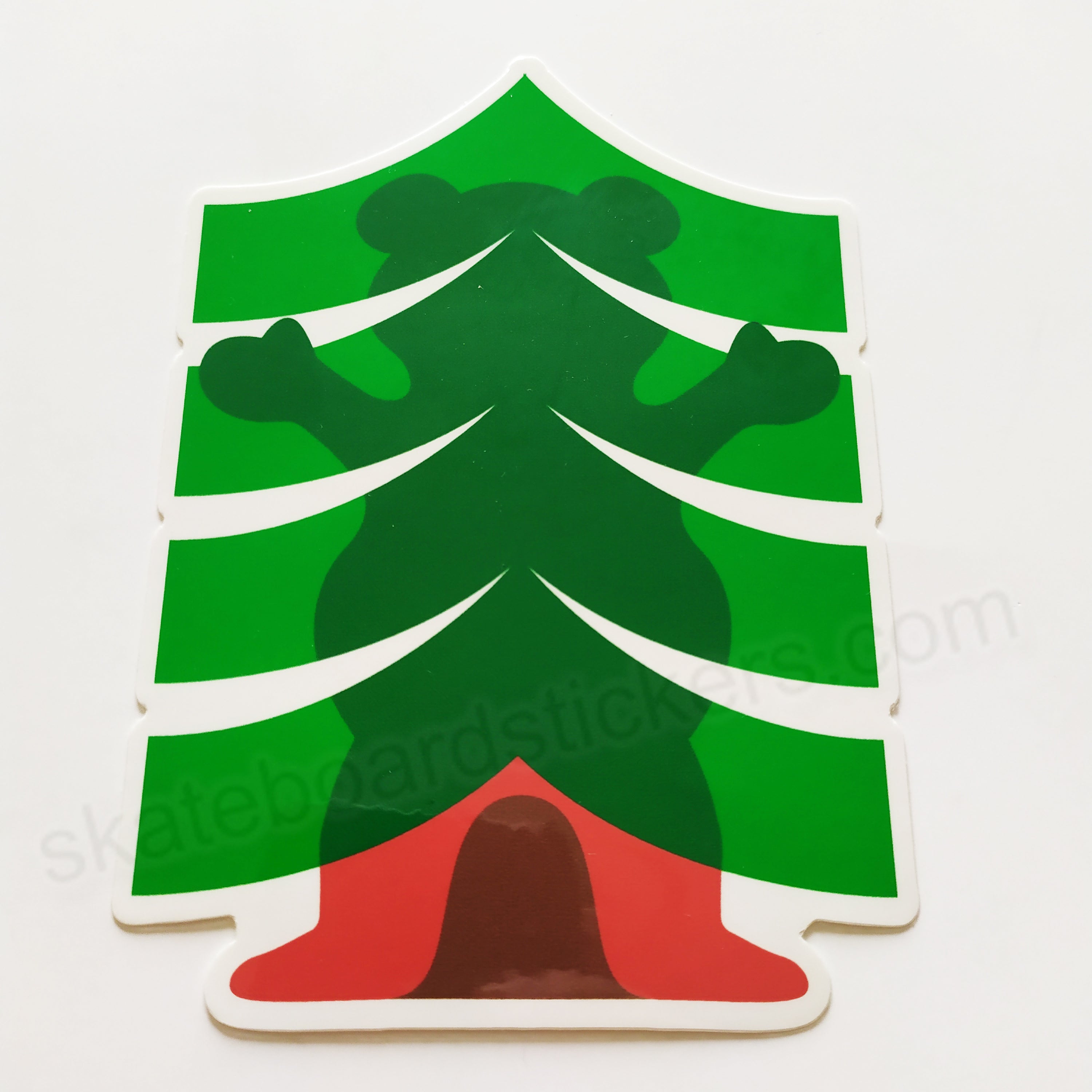 Grizzly Griptape Skateboard Sticker - XL Bear - 12.5cm high approx - SkateboardStickers.com
