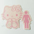 Hello Kitty 50th Anniversary - A Girl Skateboards X Sanrio Collaboration Skate Sticker - SkateboardStickers.com