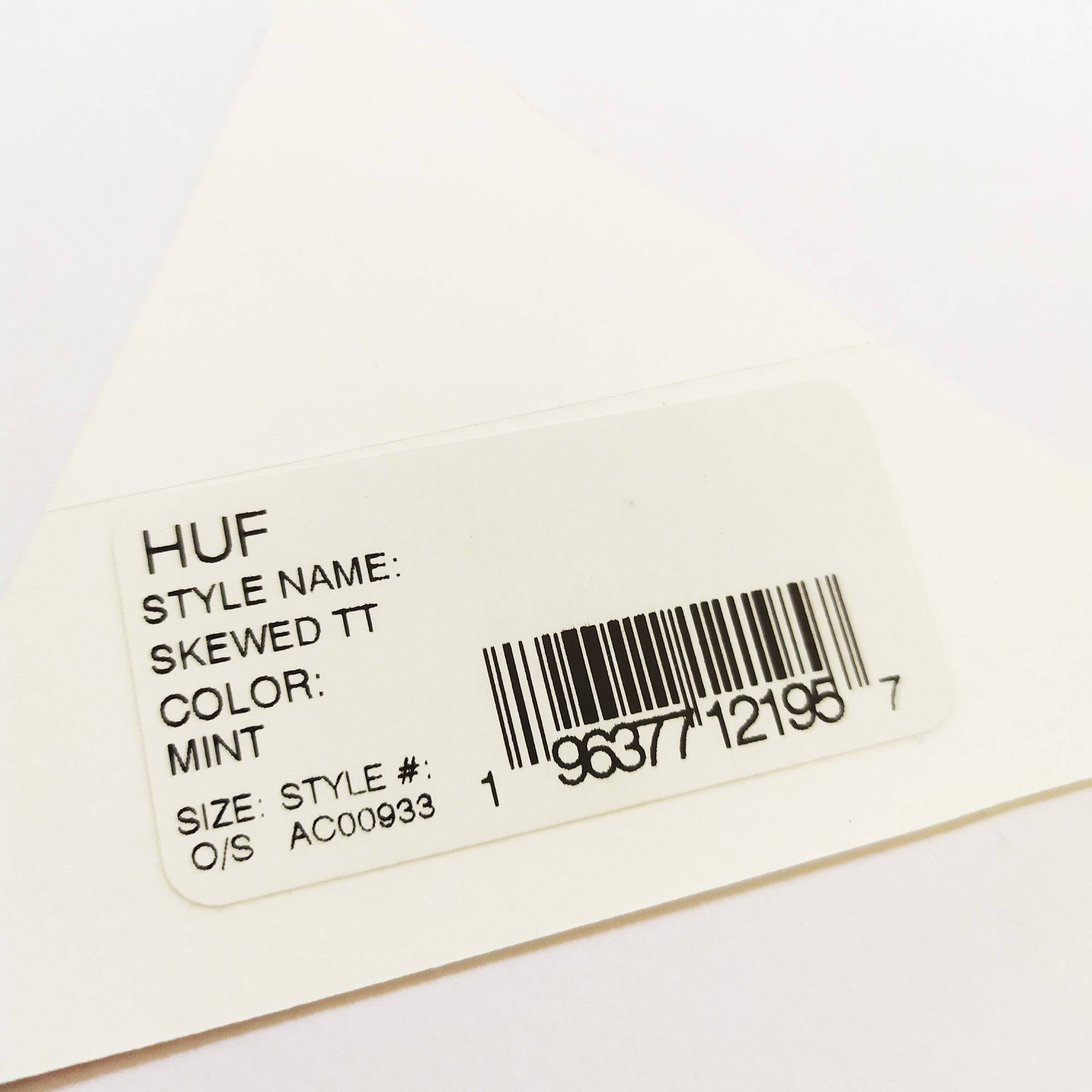 HUF "Skewed TT" Skate Sticker - SkateboardStickers.com