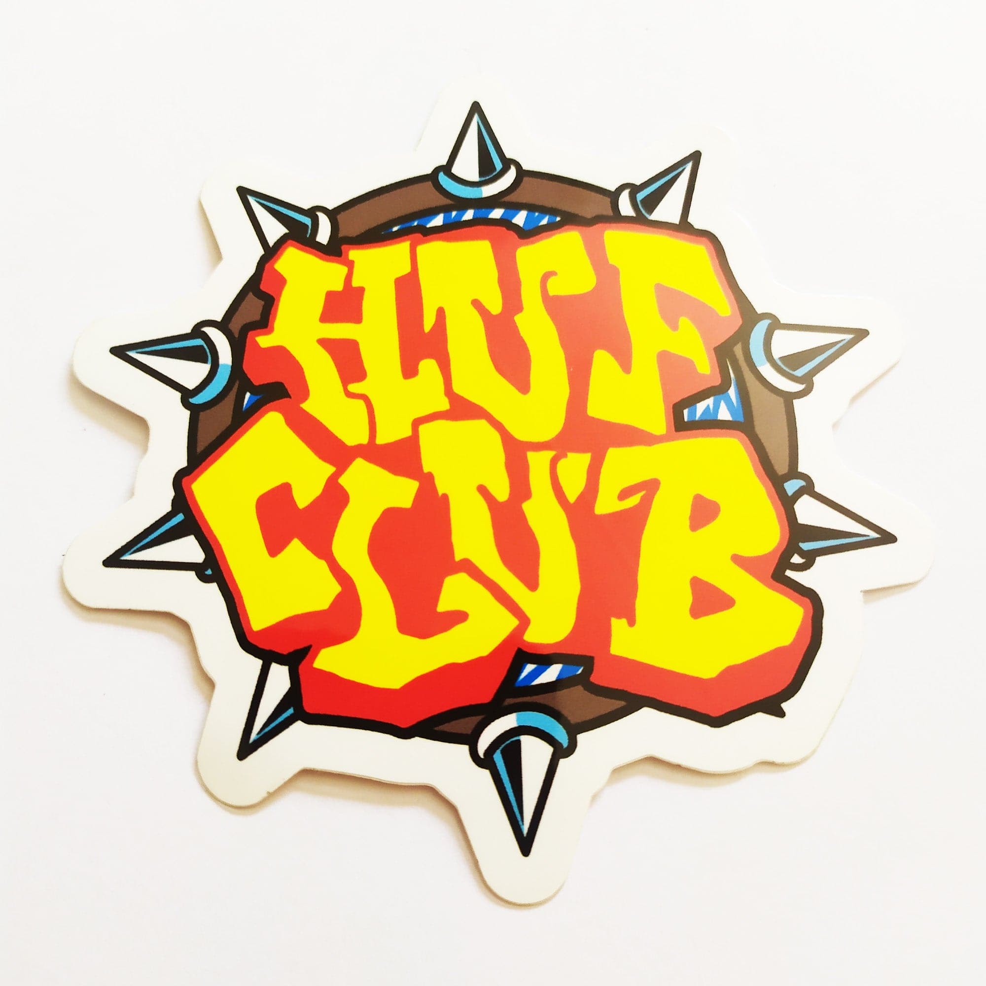 HUF "Huf Club" Skate Sticker - SkateboardStickers.com