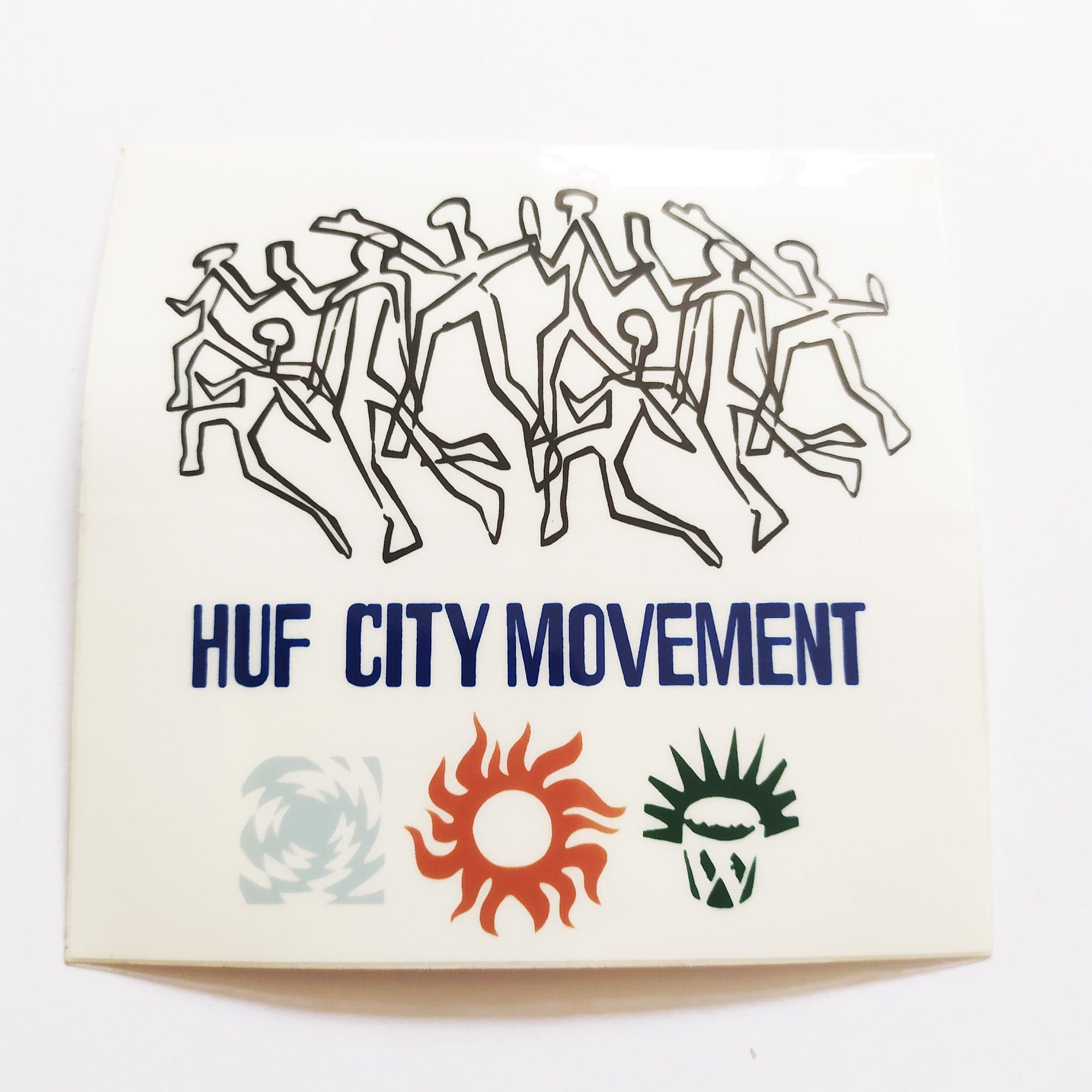 HUF "Movement" Skate Sticker - SkateboardStickers.com