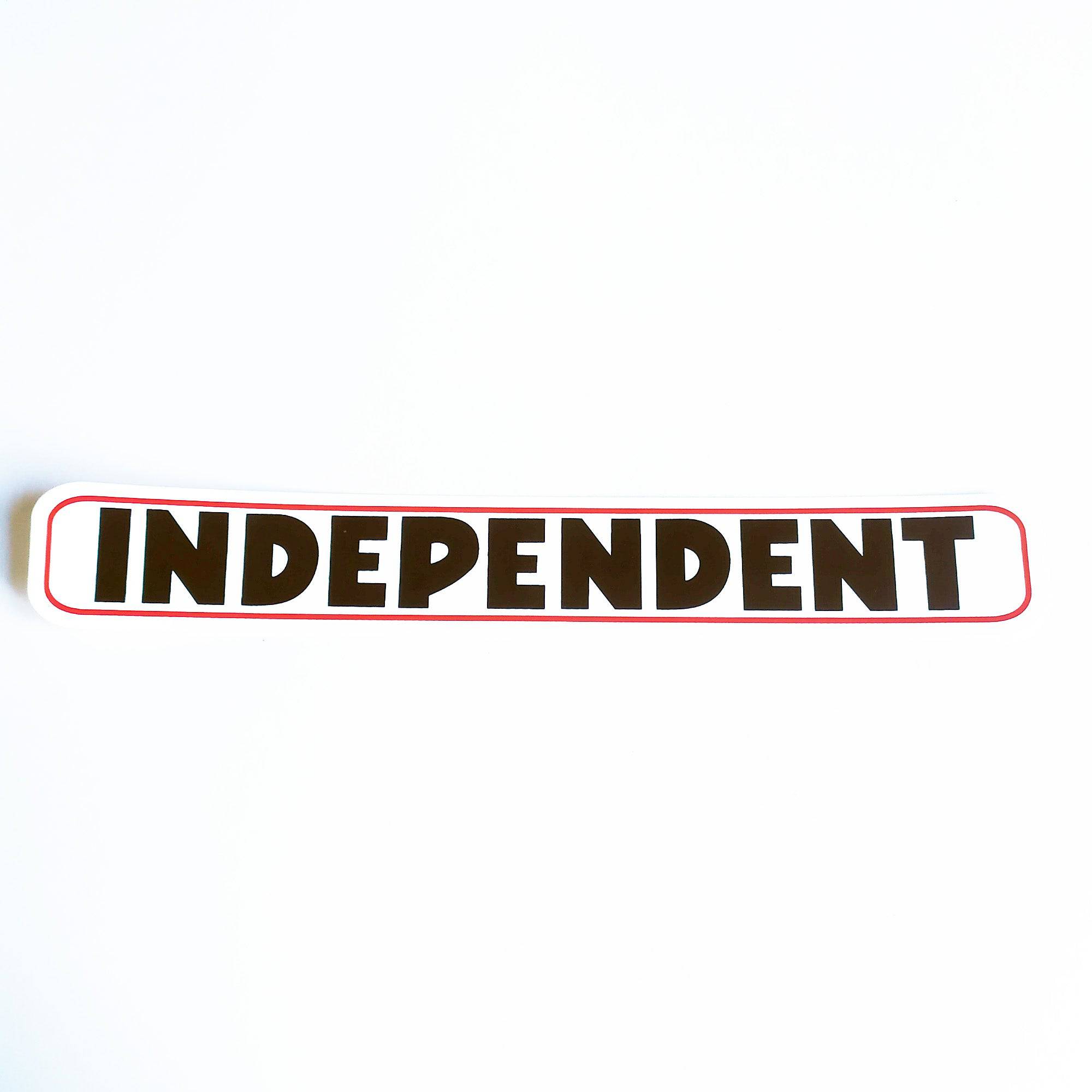 Independent Trucks Skateboard Bar White - SkateboardStickers.com