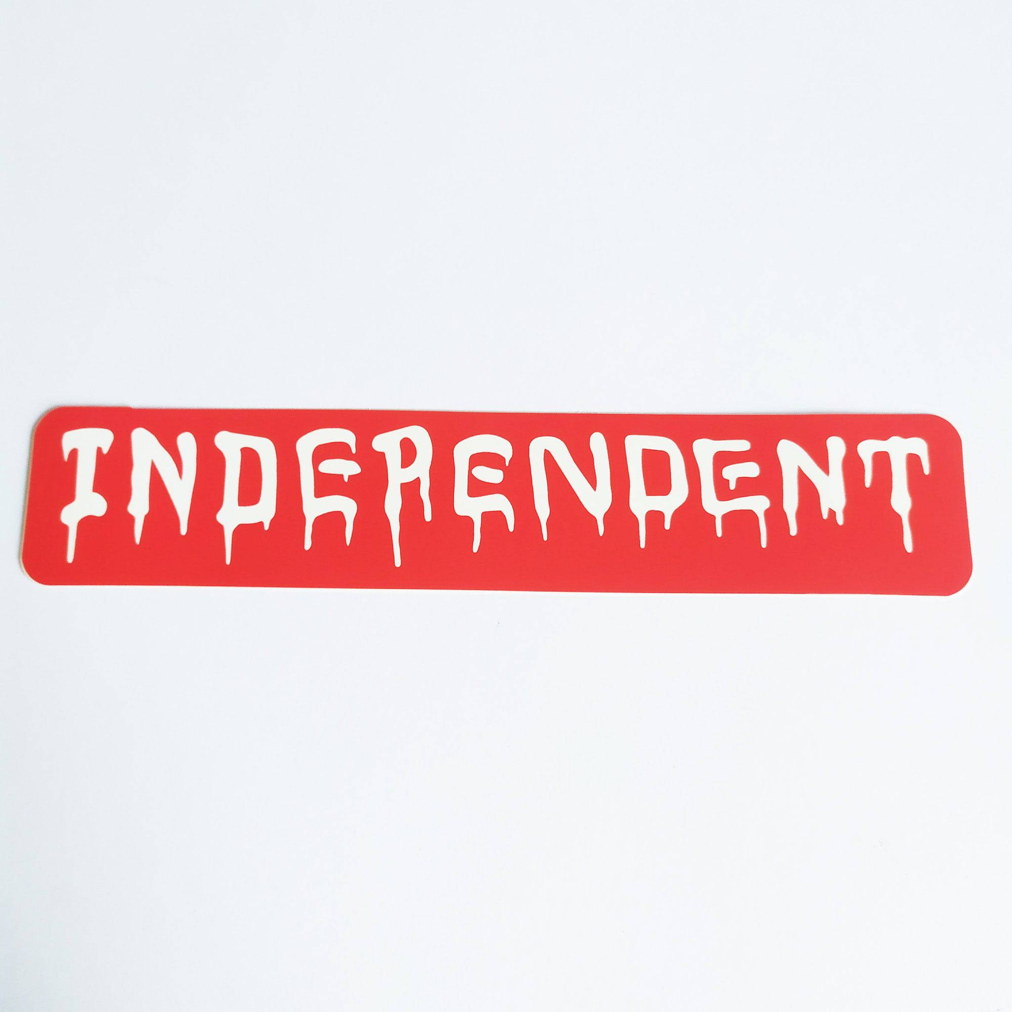 Independent Trucks Skateboard Sticker Vandal Red - SkateboardStickers.com