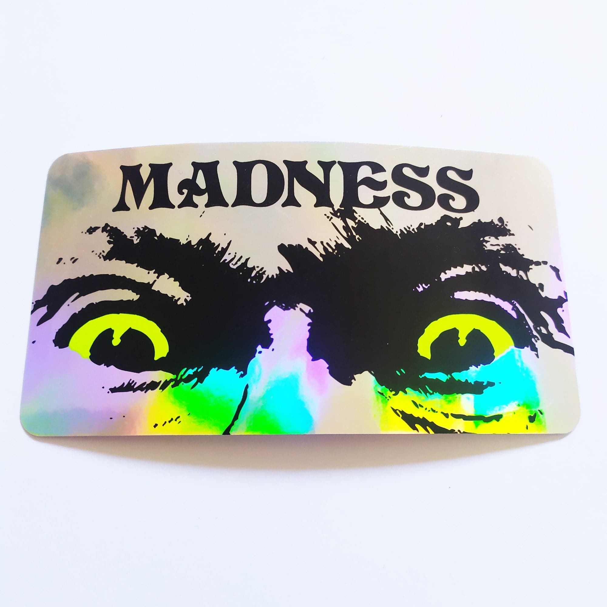 Madness Skateboards Sticker - Holographic - SkateboardStickers.com