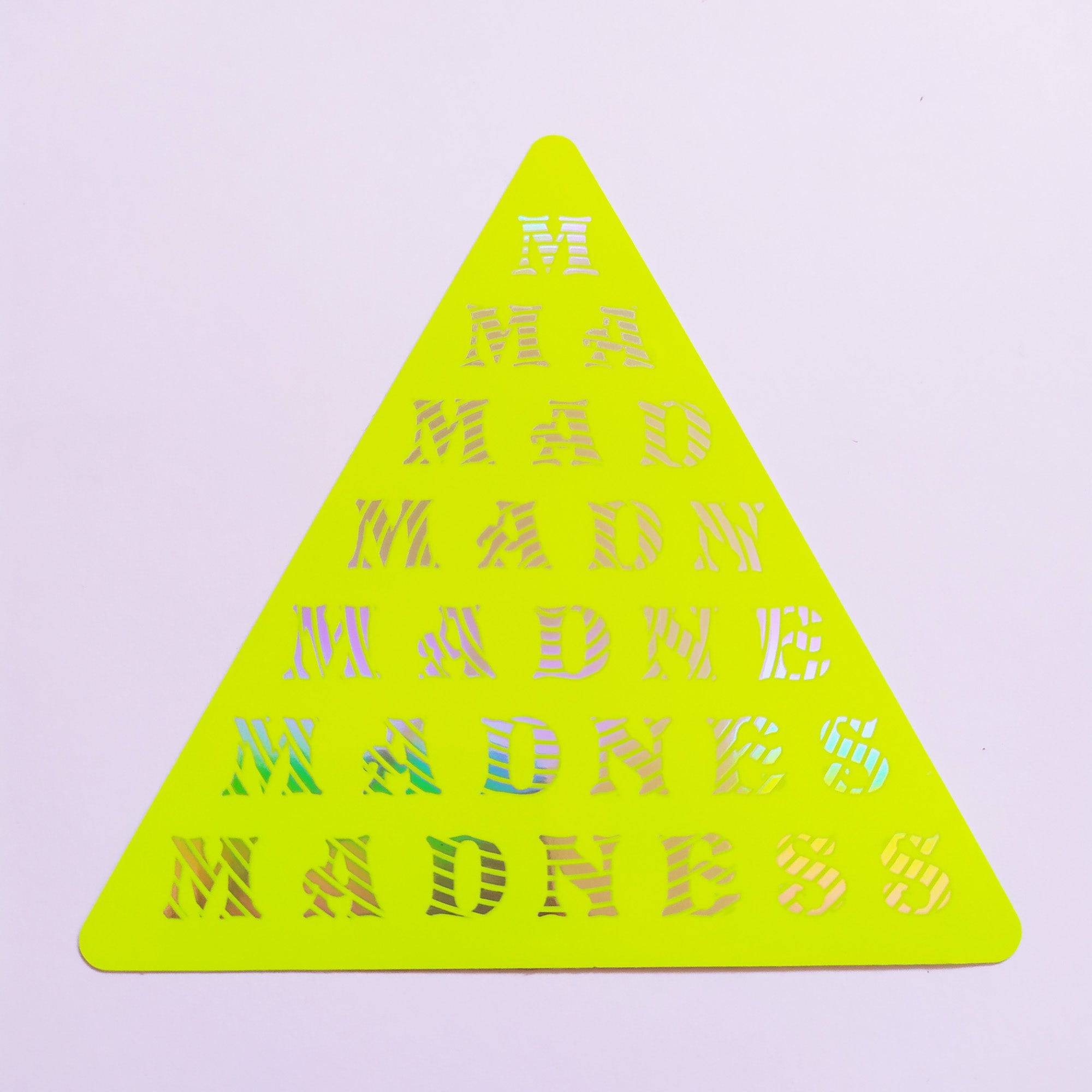 Madness Skateboards Sticker - Holographic - SkateboardStickers.com
