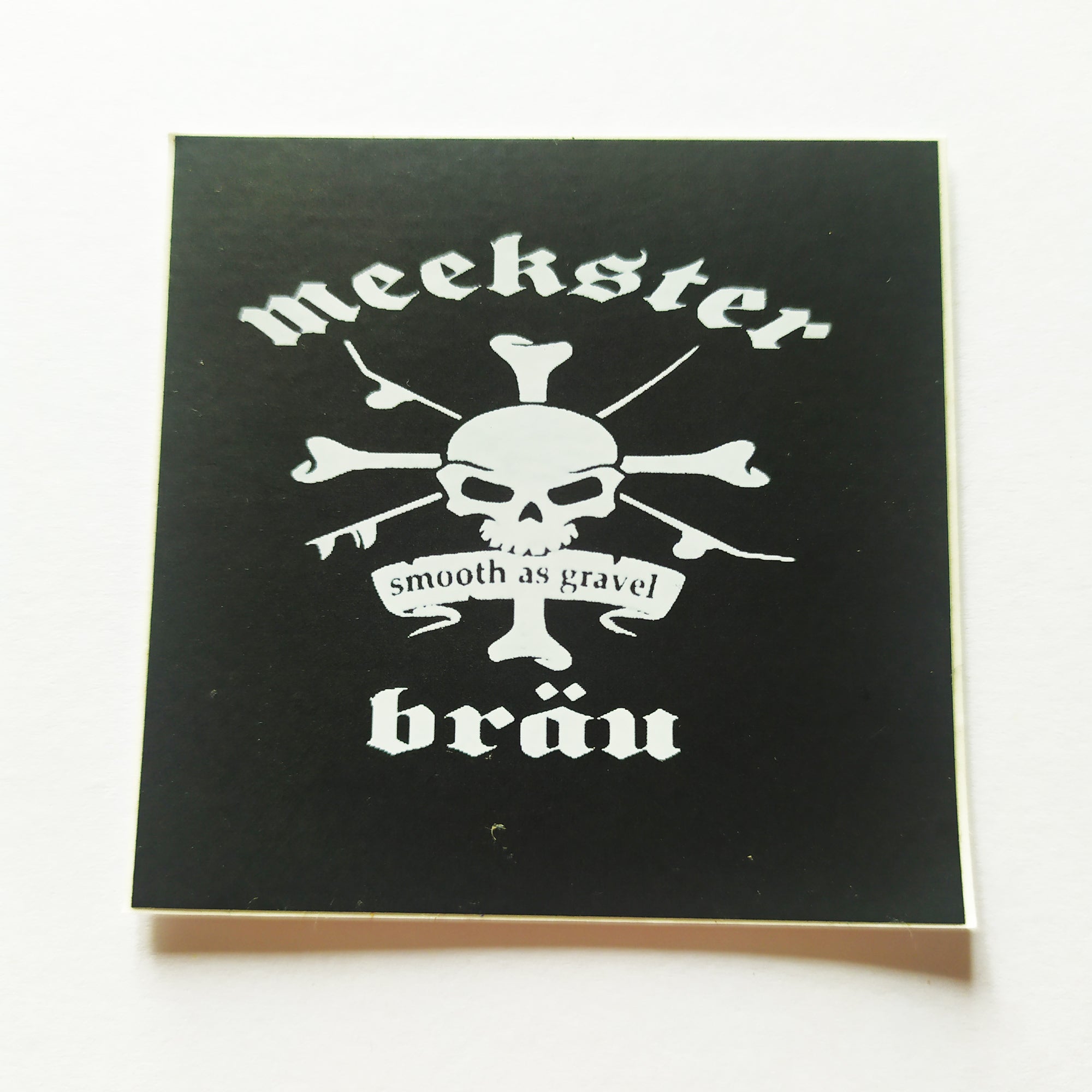 Meekster Brain Skateboard Sticker - SkateboardStickers.com