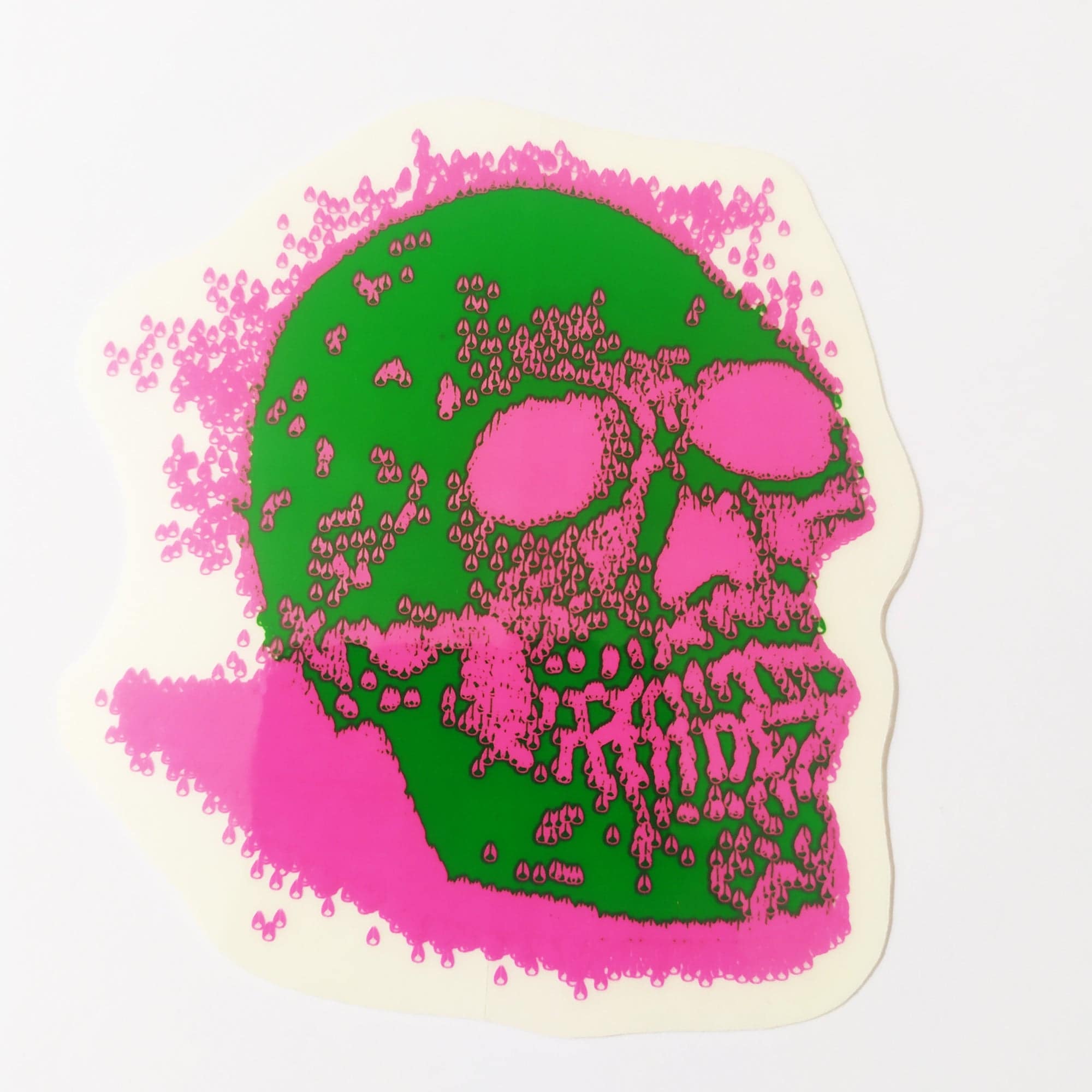 Nixon Skull Old Skate Sticker - SkateboardStickers.com