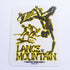 Powell Peralta, Lance Mountain "Future Primitive" Skateboard Sticker in Yellow. 11.5cm x 9cm approx - SkateboardStickers.com