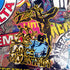 Powell Peralta, Lance Mountain "Future Primitive" Skateboard Sticker in Yellow. 11.5cm x 9cm approx - SkateboardStickers.com