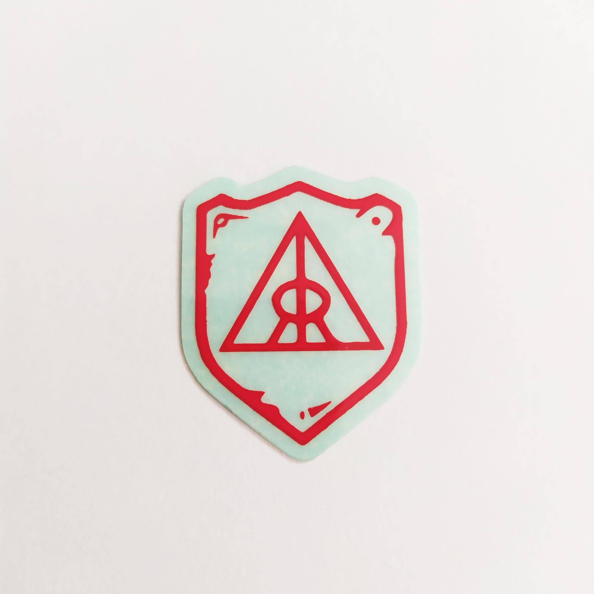 Relic BMX Sticker - Red - SkateboardStickers.com