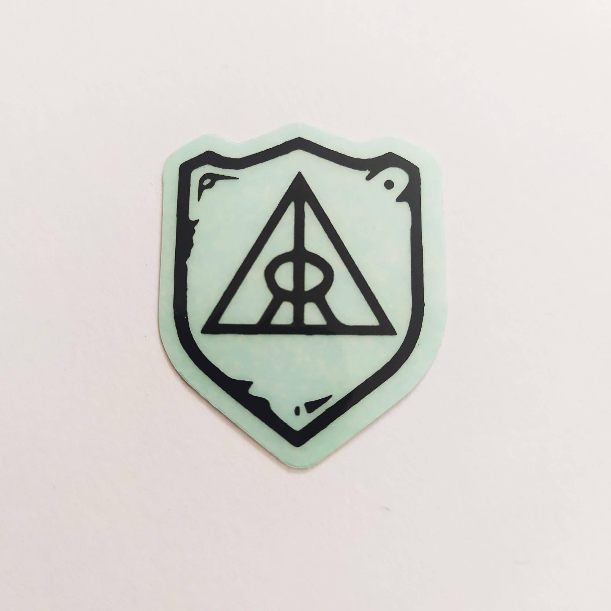 Relic BMX Sticker - Black - SkateboardStickers.com