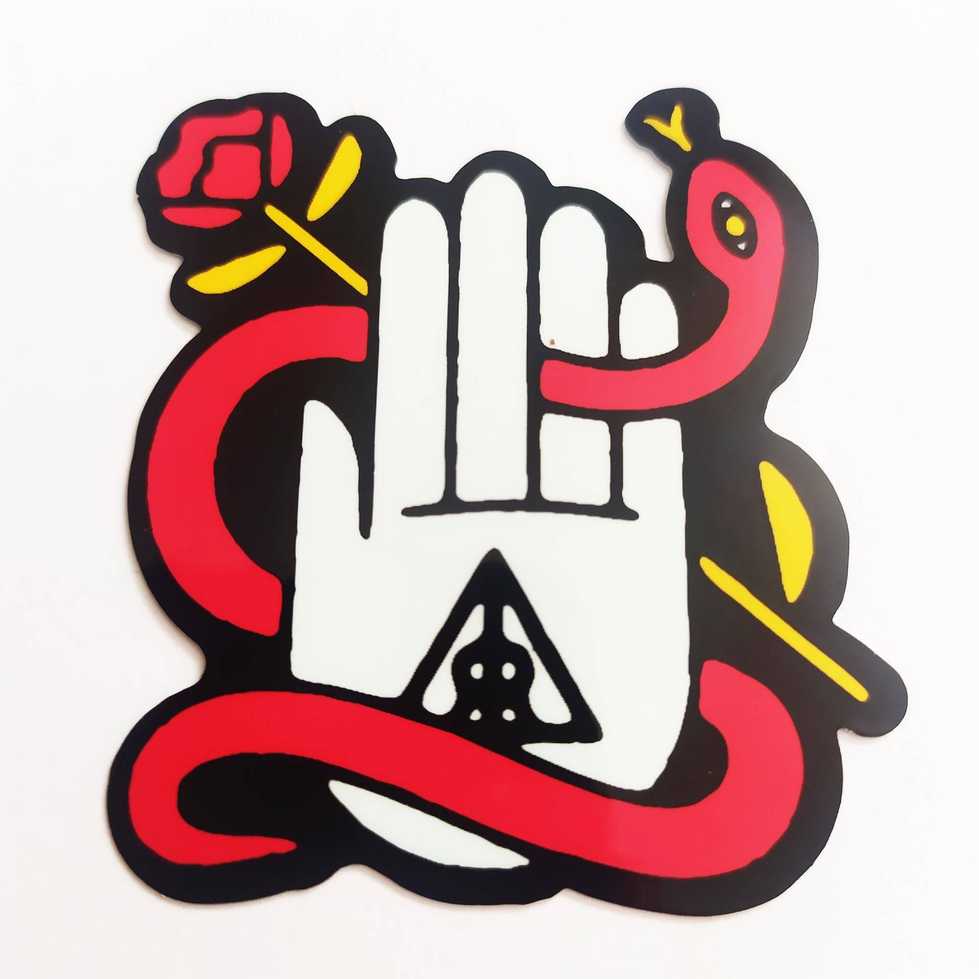 Relic BMX Sticker - SkateboardStickers.com