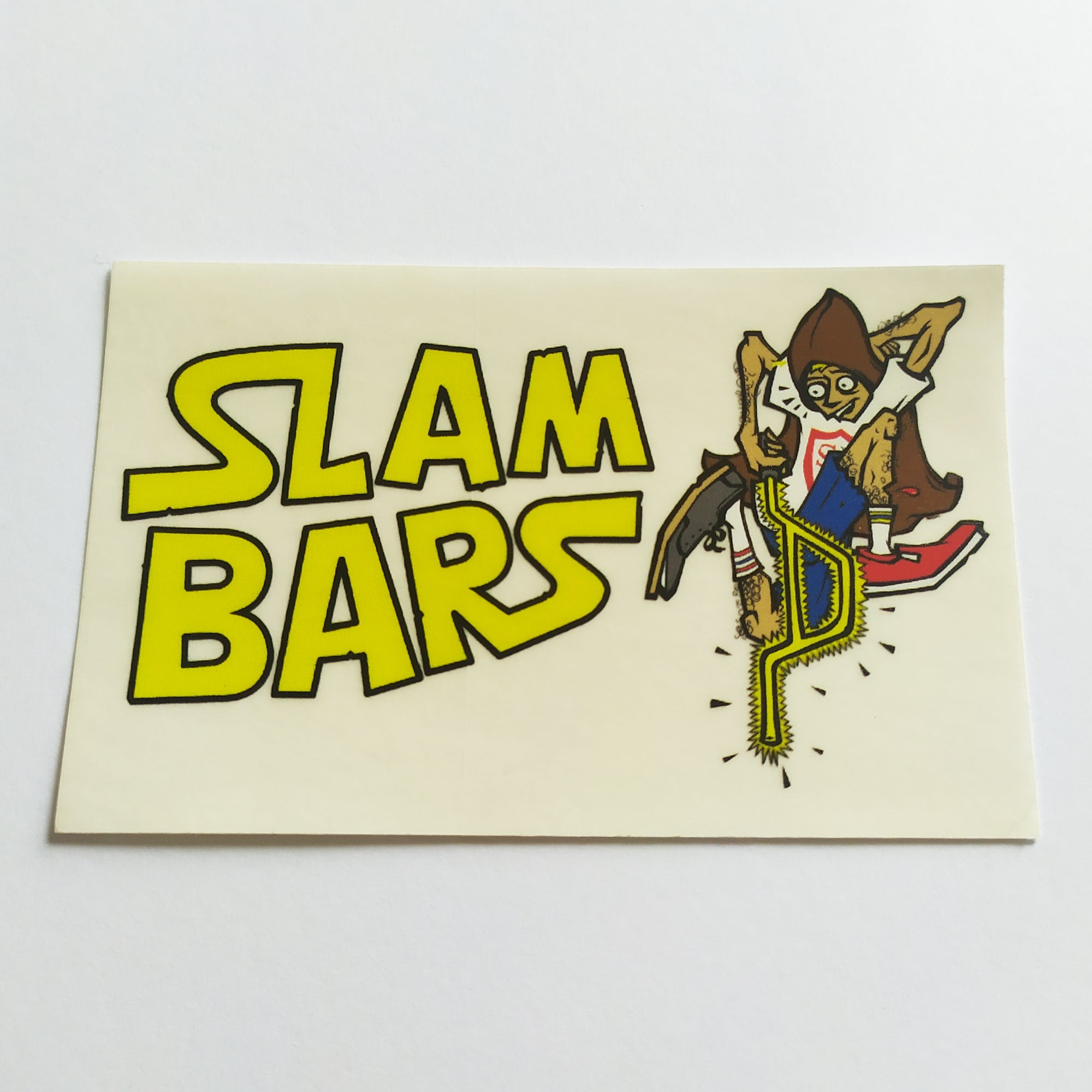 S&M Slam Bars BMX Sticker - SkateboardStickers.com