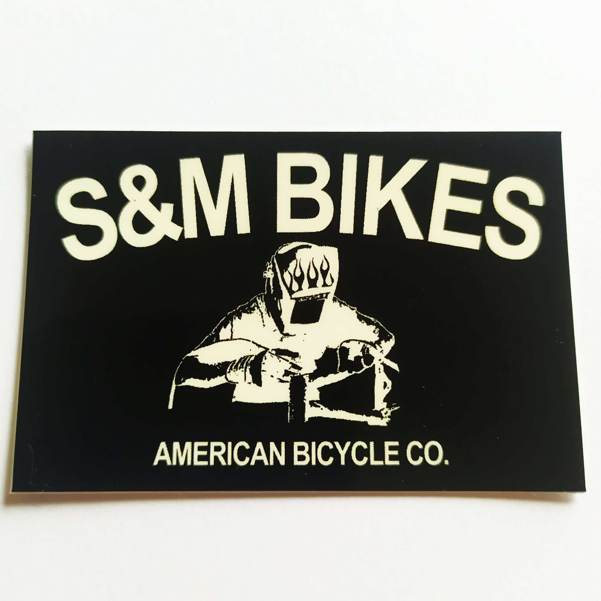 S&M BMX Sticker - SkateboardStickers.com