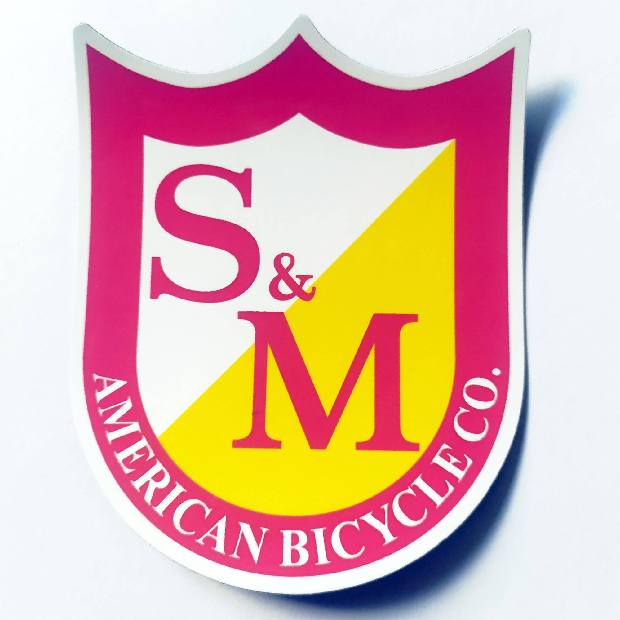 S&M BMX Fridge Magnet - SkateboardStickers.com