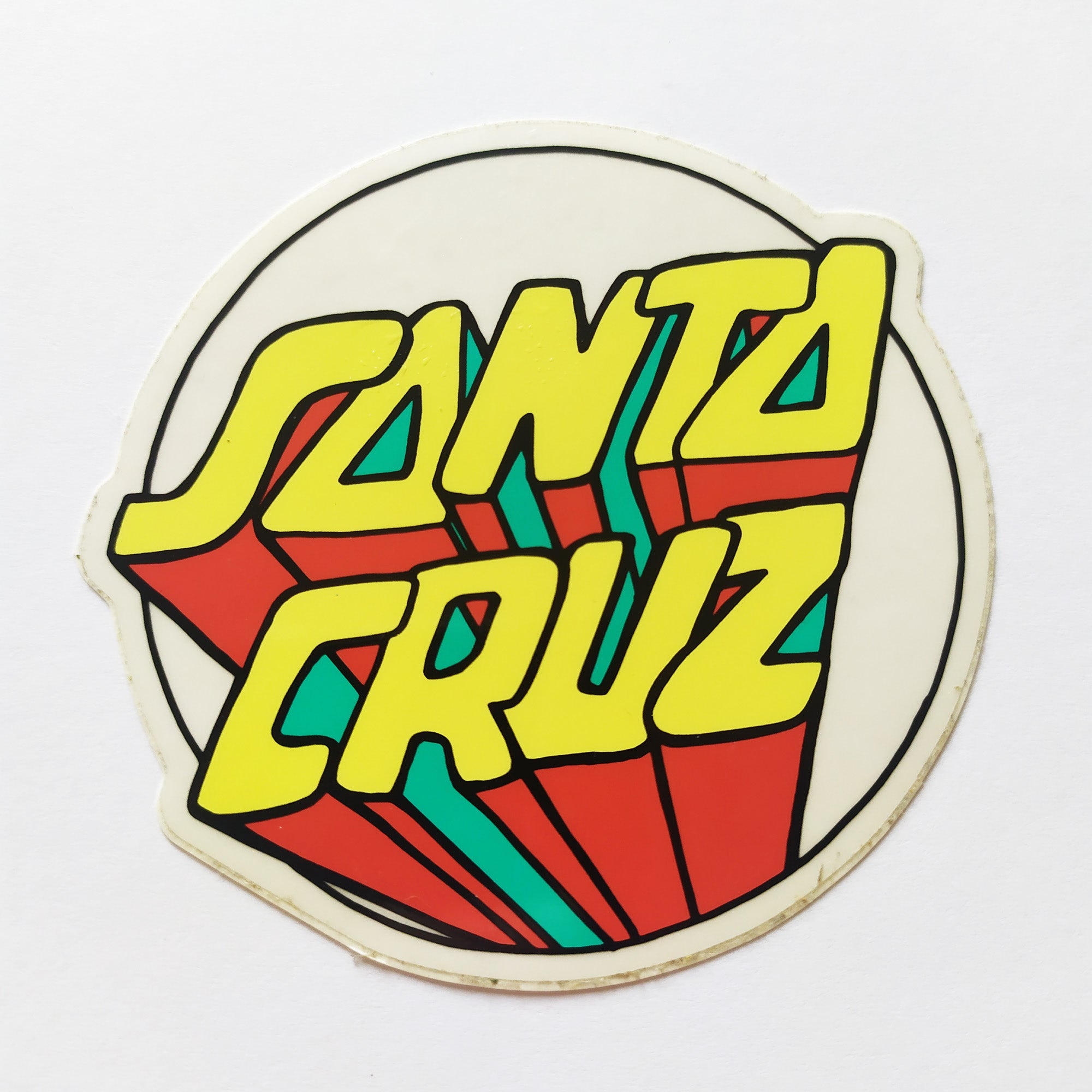 Santa Cruz - Stroll Dot Skateboard Sticker - SkateboardStickers.com