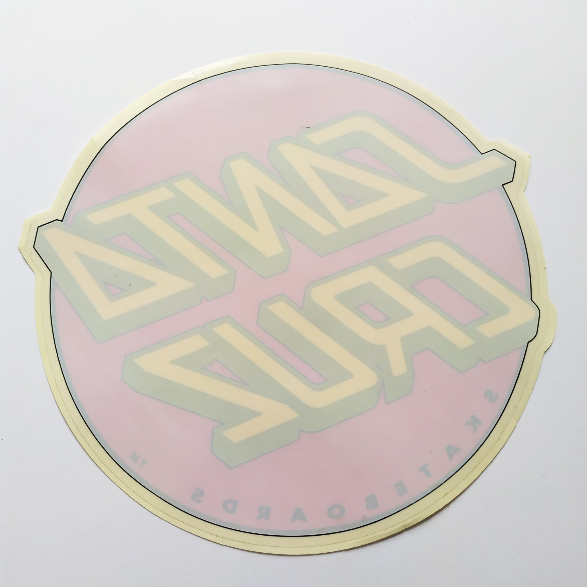 Santa Cruz Window Sticker - SkateboardStickers.com