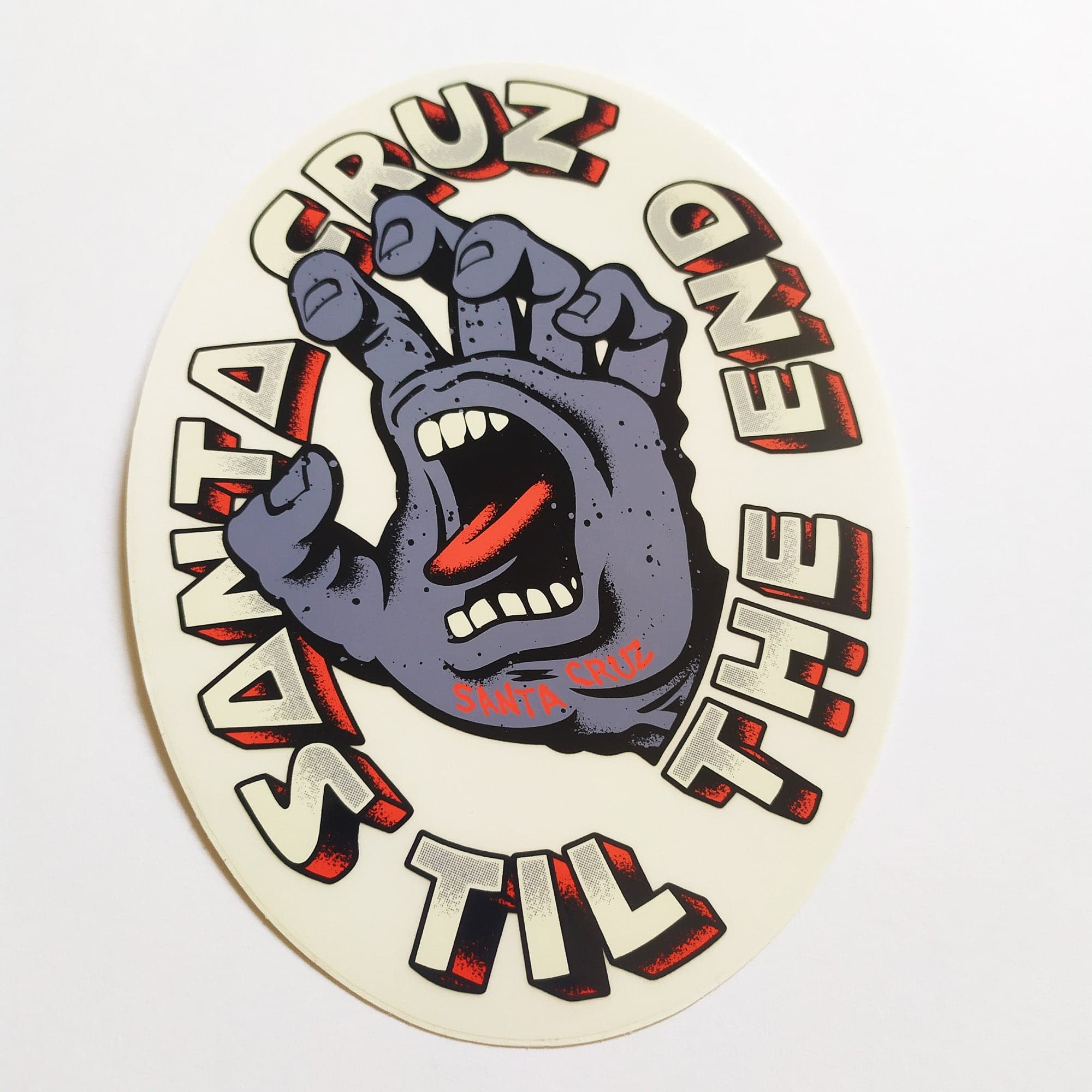 Santa Cruz - Till The End Sticker - SkateboardStickers.com