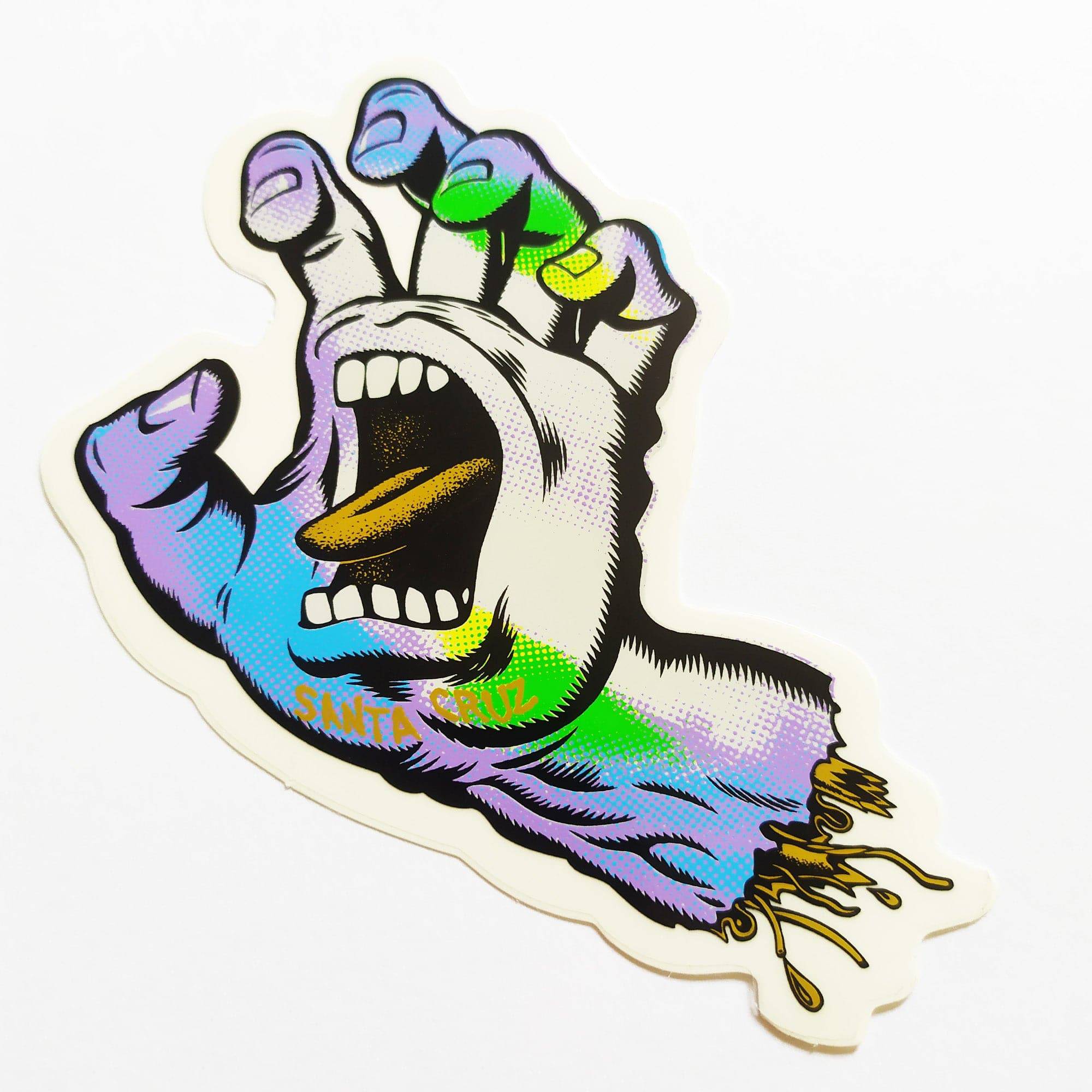 Santa Cruz - Halo Slash Sticker - SkateboardStickers.com