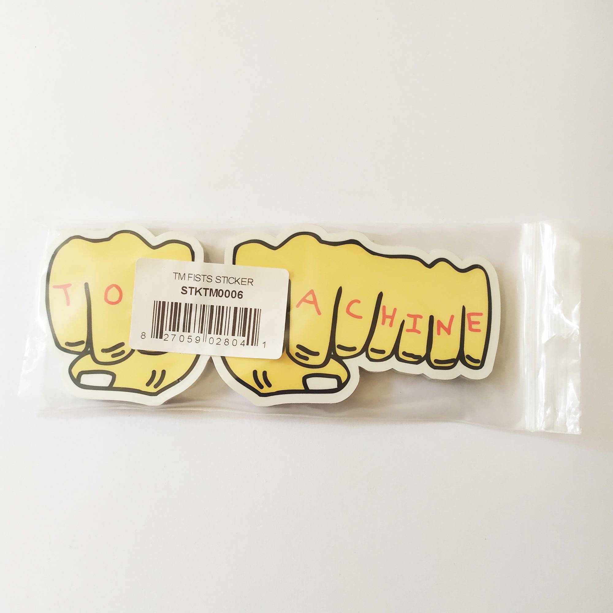 Toy Machine "Fists" Stickers - 25 pack/new/sealed/official - SkateboardStickers.com