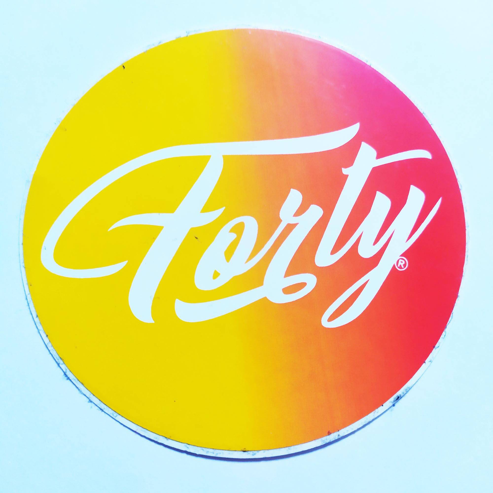 Forty Skateboard Sticker - SkateboardStickers.com