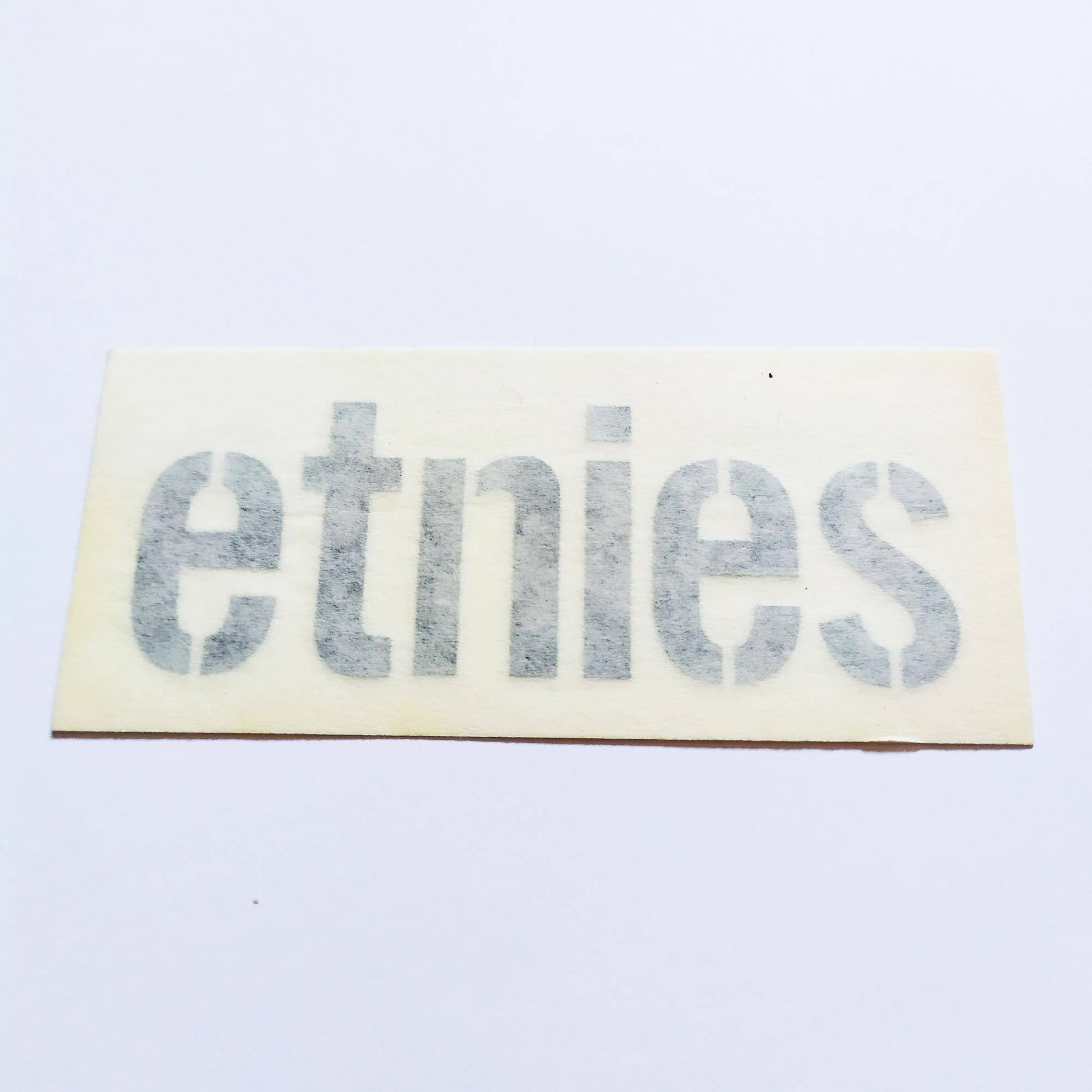 Etnes Footwear RUB-ON Sticker - SkateboardStickers.com