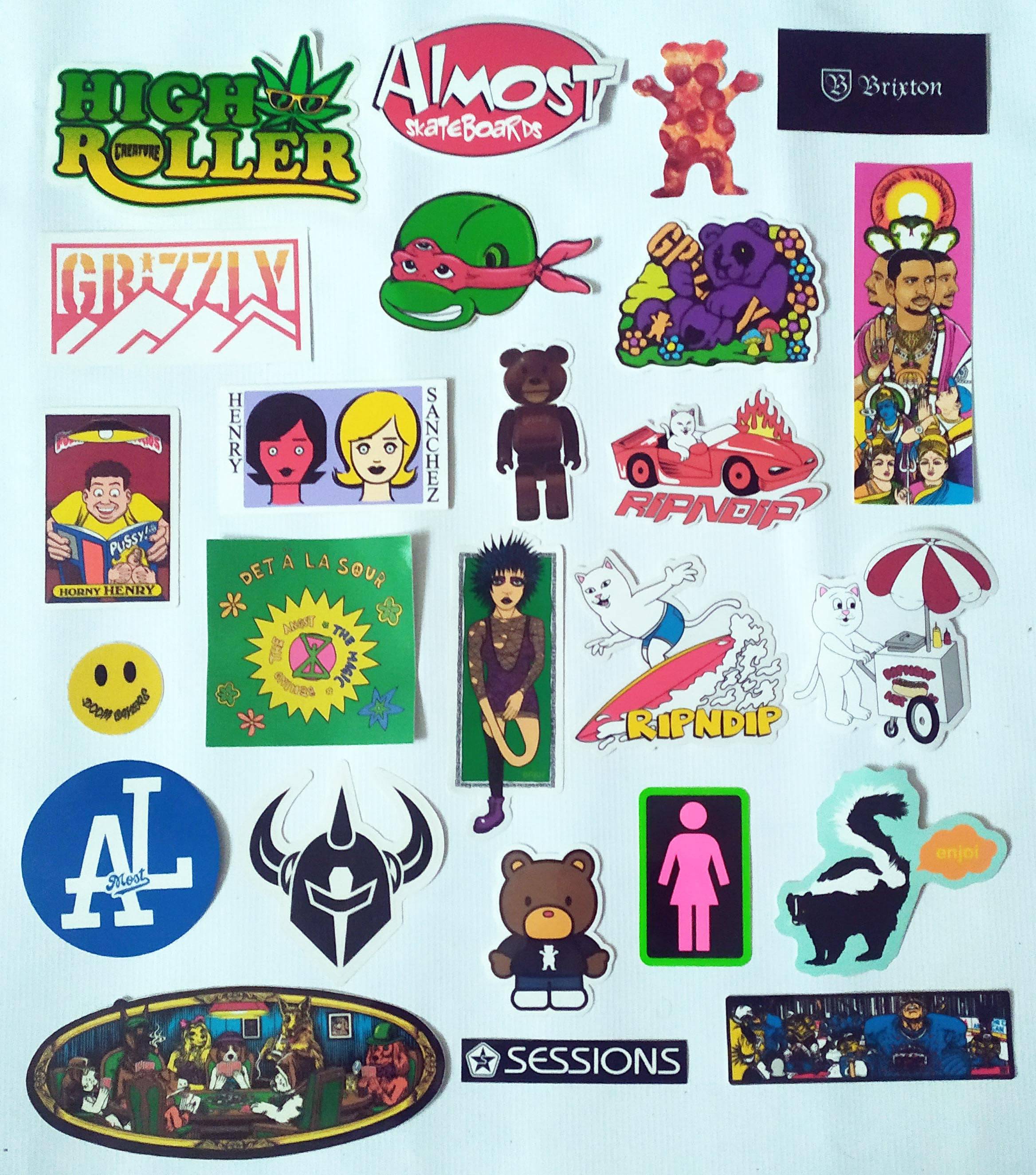 Bundle Skate Sticker Pack #20 - SkateboardStickers.com