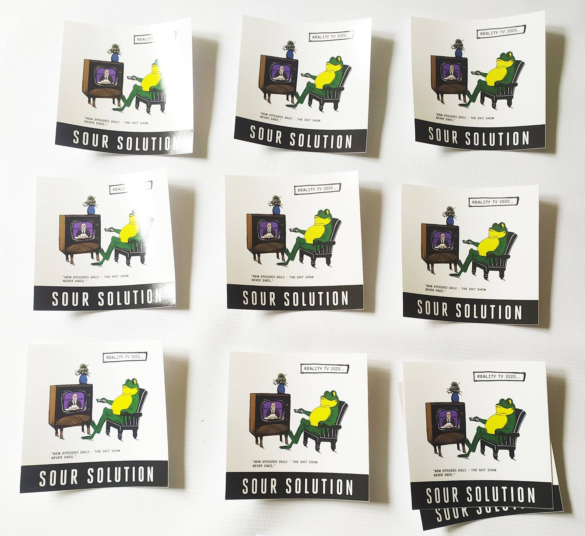 Sour Solution Skateboards Sticker Pack Bundle - SkateboardStickers.com